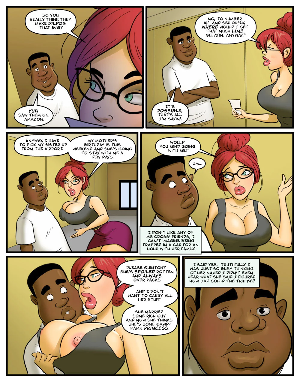 Hot For Mrs. Cross [Dirty Comics] 3 . Hot For Mrs. Cross - Chapter 3 [Dirty Comics] – page 21