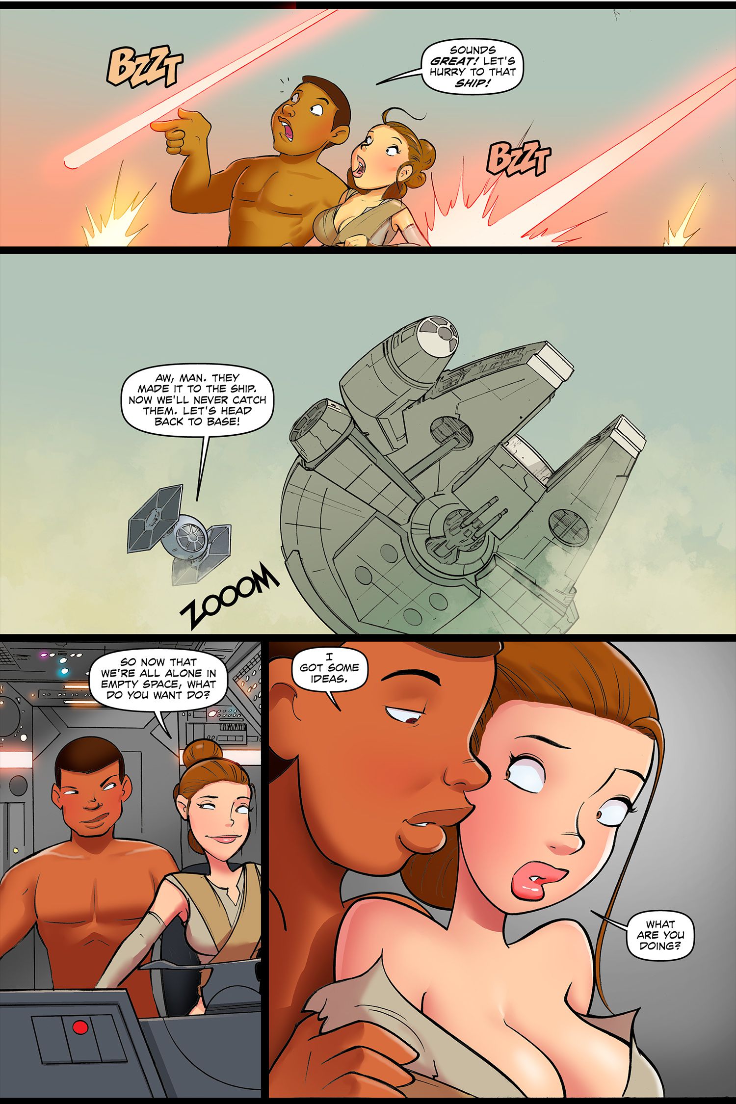 The Cock Awakens (Star Wars) [Dirty Comics] 1 . The Cock Awakens - Chapter 1 (Star Wars) [Dirty Comics] – page 19