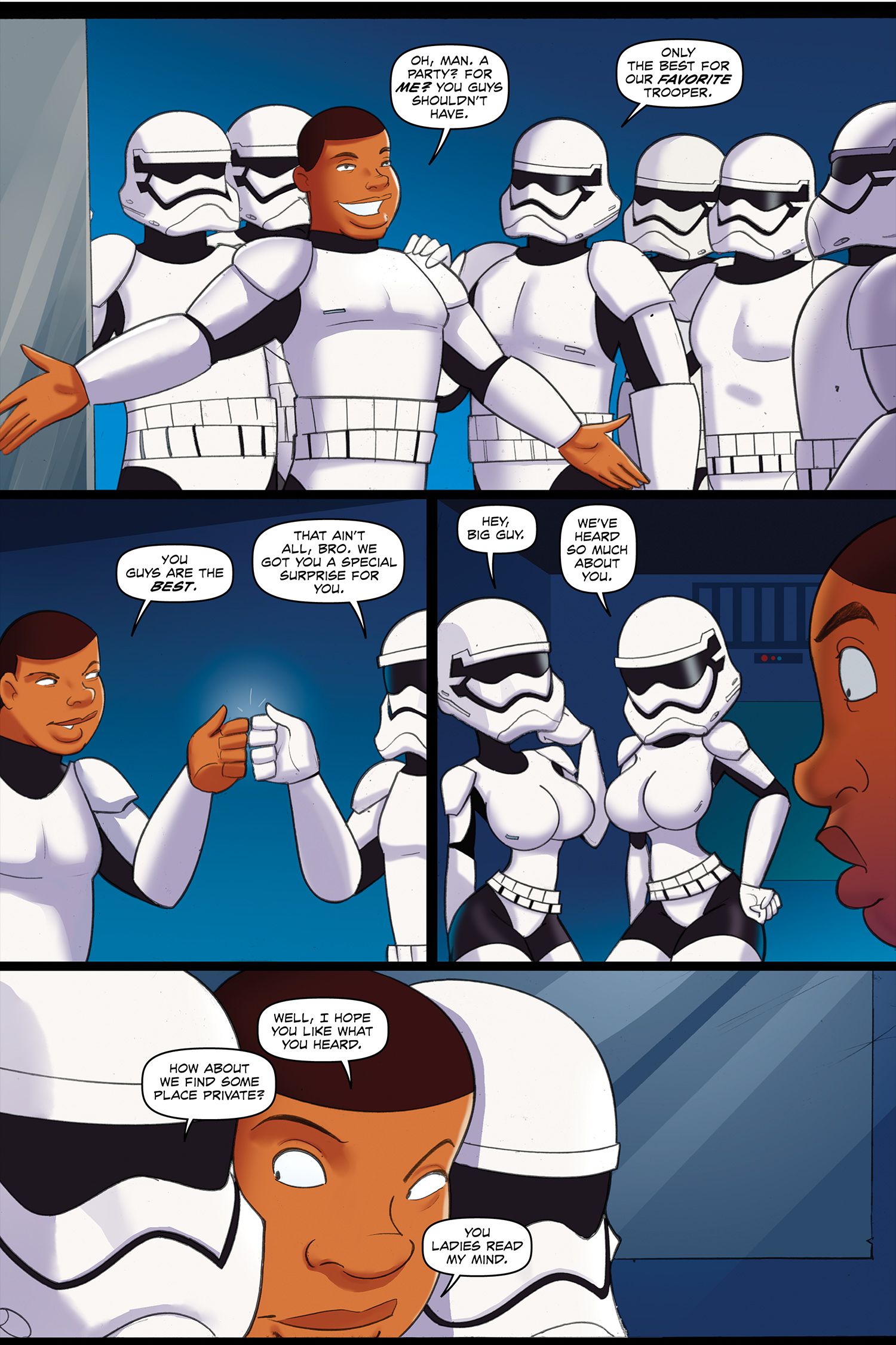 The Cock Awakens (Star Wars) [Dirty Comics] 1 . The Cock Awakens - Chapter 1 (Star Wars) [Dirty Comics] – page 2