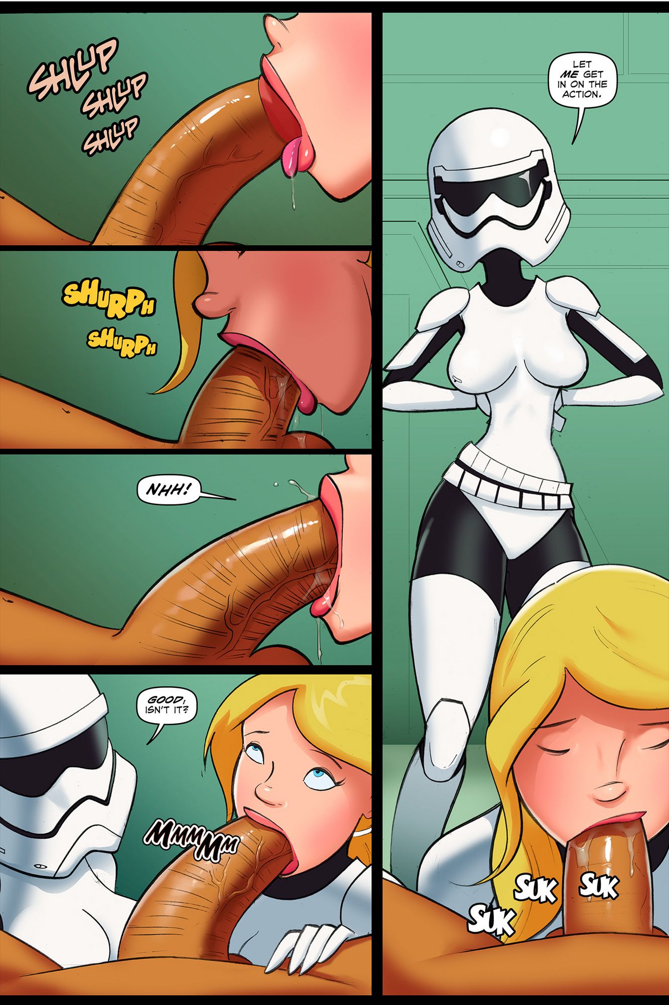 The Cock Awakens (Star Wars) [Dirty Comics] 1 . The Cock Awakens - Chapter 1 (Star Wars) [Dirty Comics] – page 4