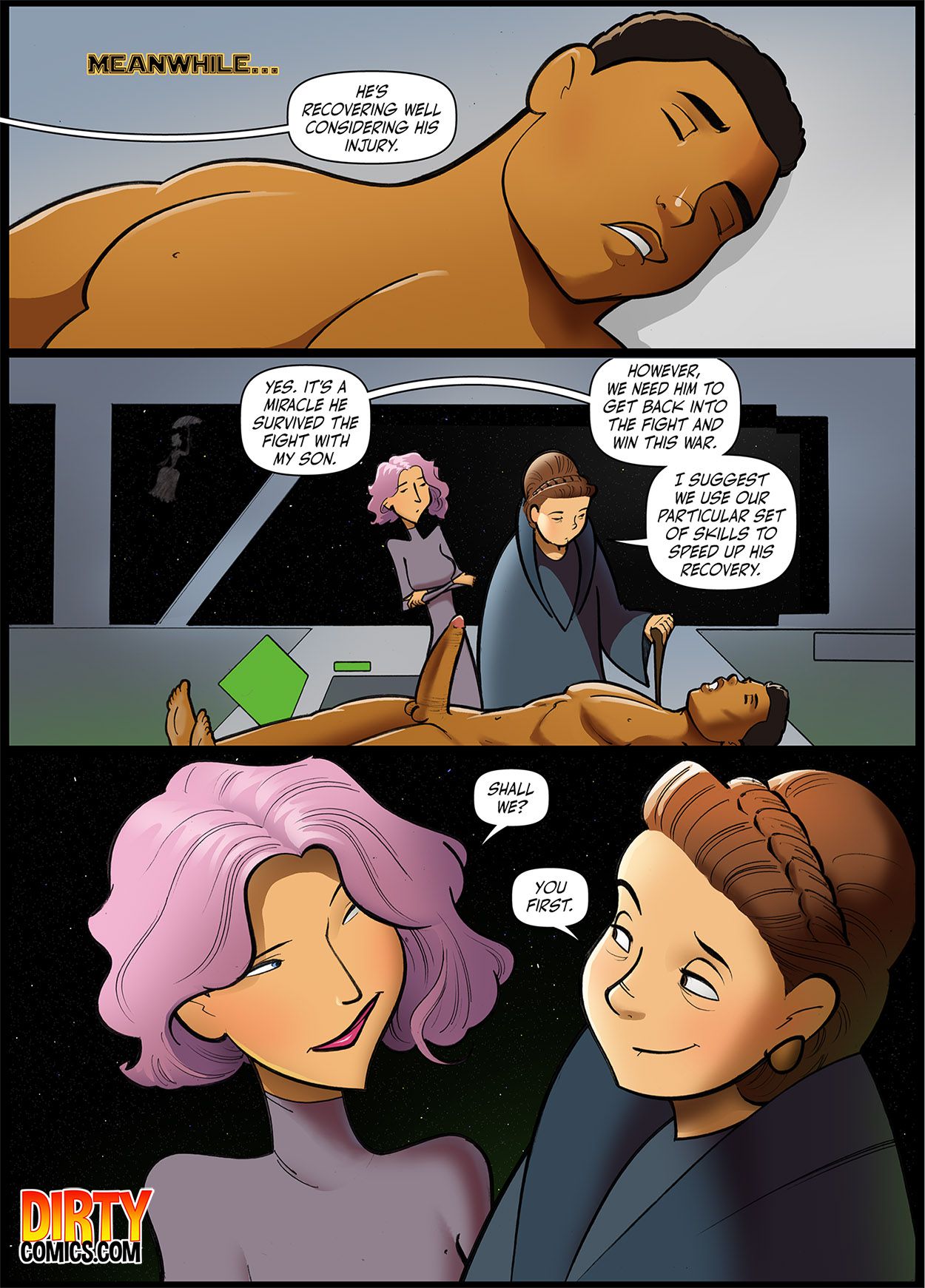 The Cock Awakens (Star Wars) [Dirty Comics] 2 . The Last Virgin - Chapter 2 (Star Wars) [Dirty Comics] – page 6