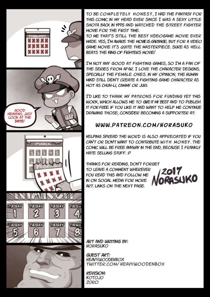 Tuesday (Street Fighter) [Norasuko] 1 . Tuesday - Chapter 1 (Street Fighter) [Norasuko] – page 21