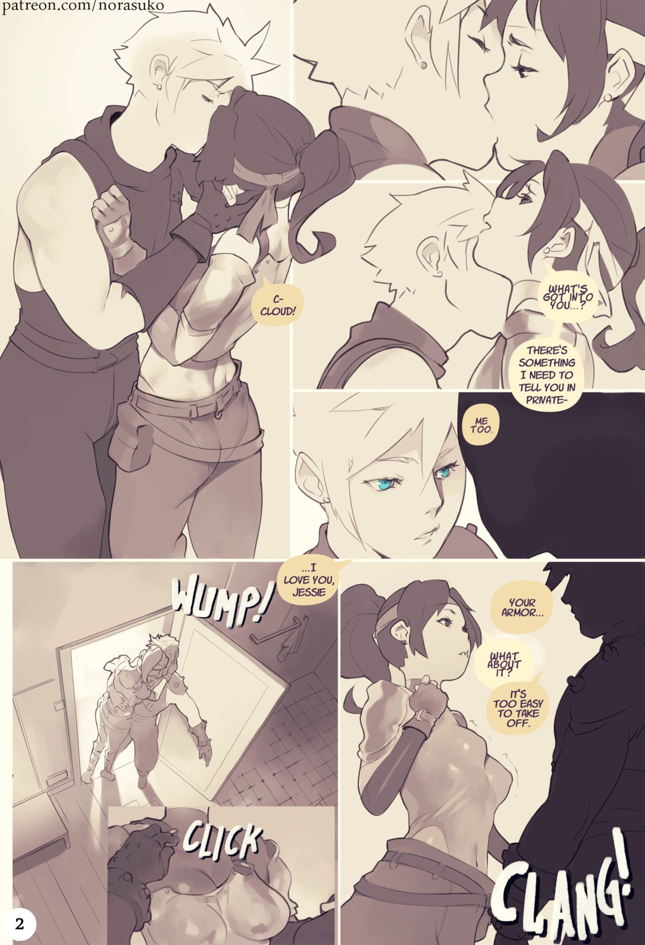 Welcome Home Honey (Final Fantasy VII) [Norasuko] 1 . Welcome Home Honey - Chapter 1 (Final Fantasy VII) [Norasuko] – page 2