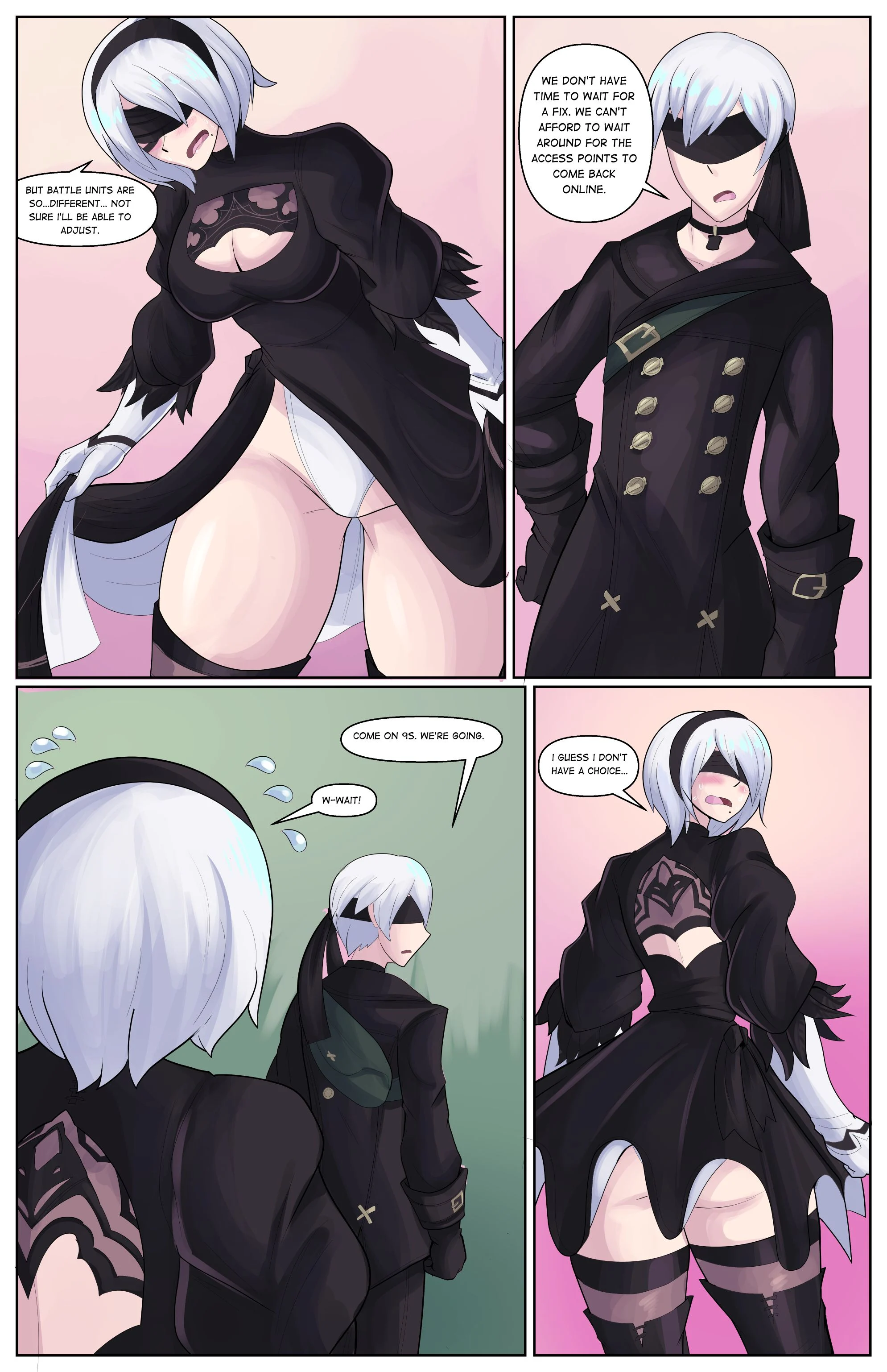 2B or not 2B (NieR:Automata) [TSFSingularity , Verteeg] 1 . 2B or not 2B - Chapter 1 (NieR:Automata) [TSFSingularity , Verteeg] – page 2
