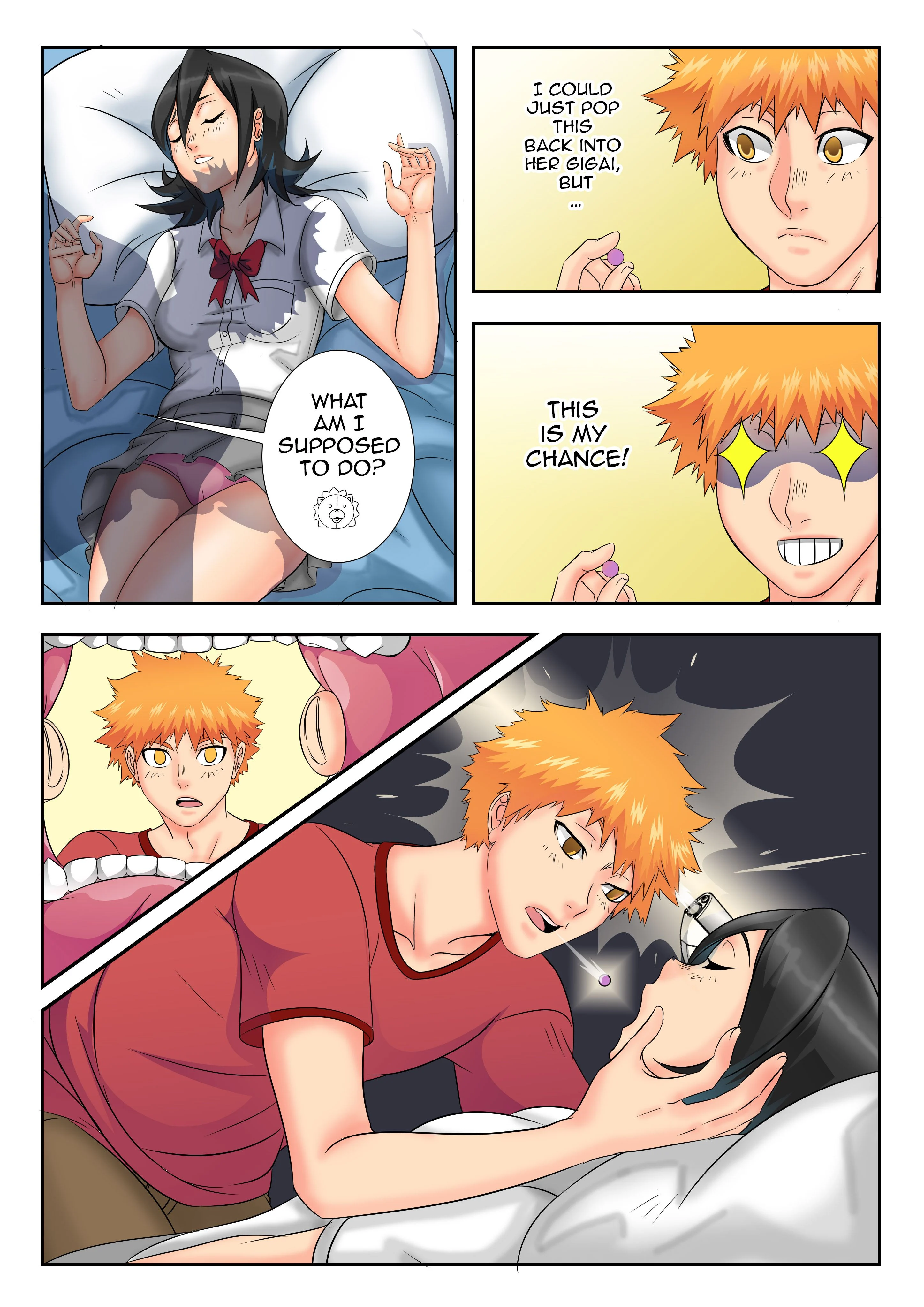 A What If Story (Bleach) [TSFSingularity] 1 . A What If Story - Chapter 1 (Bleach) [TSFSingularity] – page 6