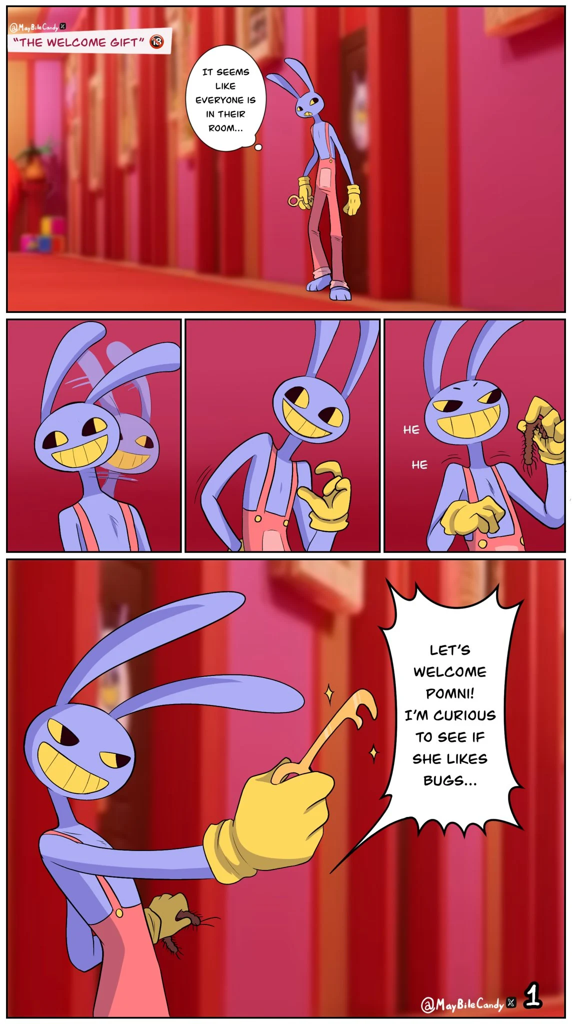 The Welcome Gift (The Amazing Digital Circus) [MayCandy] 1 . The Welcome Gift - Chapter 1 (The Amazing Digital Circus) [MayCandy] – page 1