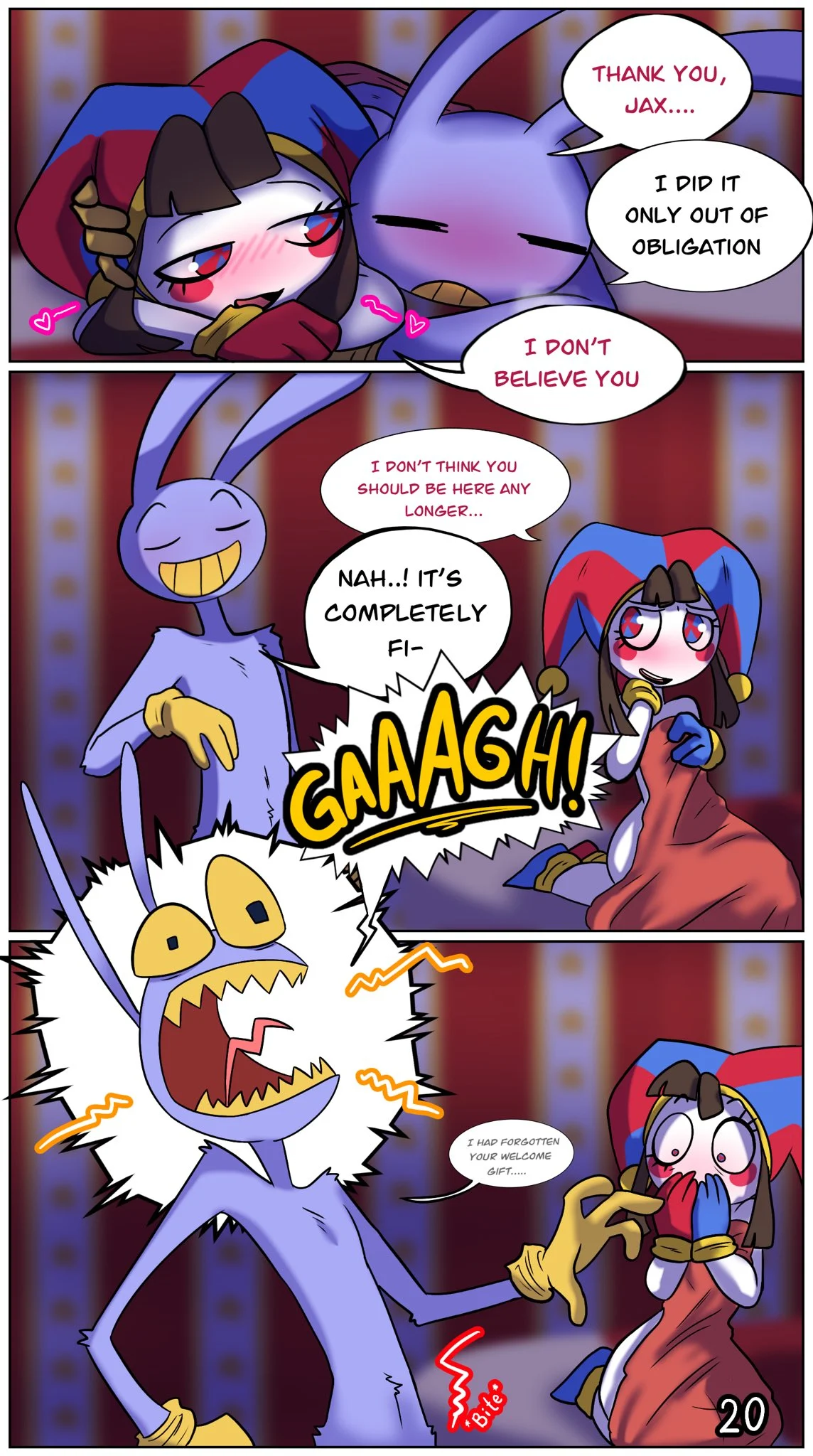 The Welcome Gift (The Amazing Digital Circus) [MayCandy] 1 . The Welcome Gift - Chapter 1 (The Amazing Digital Circus) [MayCandy] – page 20