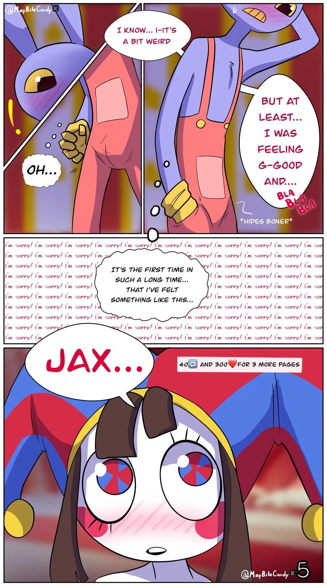 The Welcome Gift (The Amazing Digital Circus) [MayCandy] 1 . The Welcome Gift - Chapter 1 (The Amazing Digital Circus) [MayCandy] – page 5