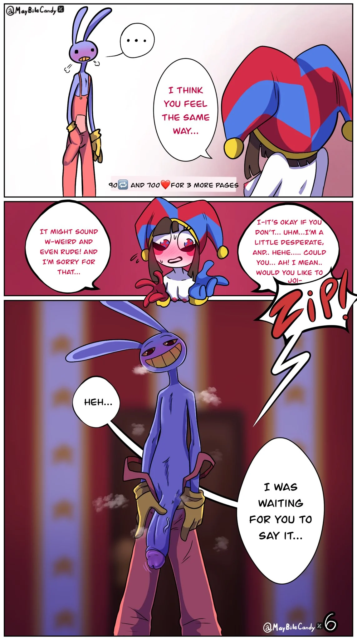 The Welcome Gift (The Amazing Digital Circus) [MayCandy] 1 . The Welcome Gift - Chapter 1 (The Amazing Digital Circus) [MayCandy] – page 6