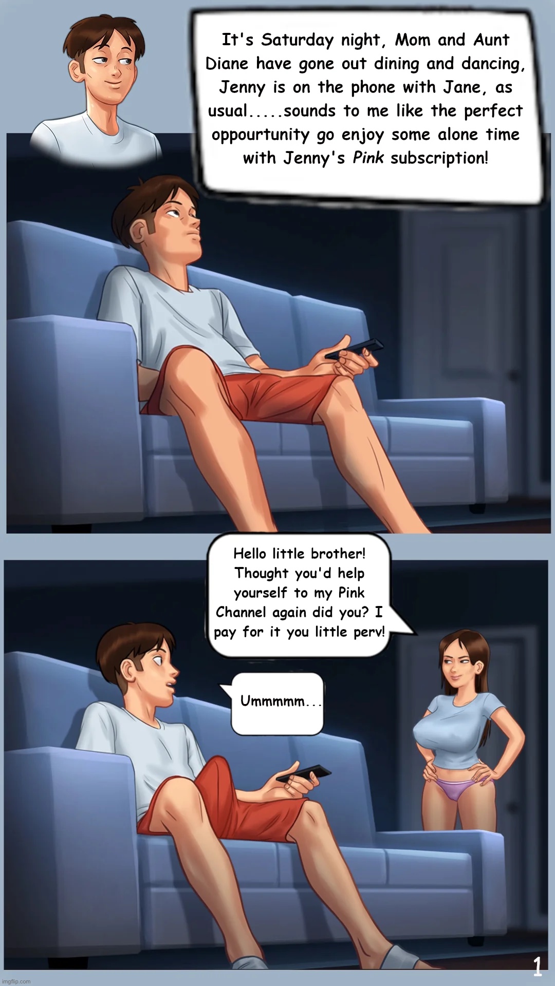 A Quiet Night on the Couch (Summertime Saga) Chapter 1 – page 2