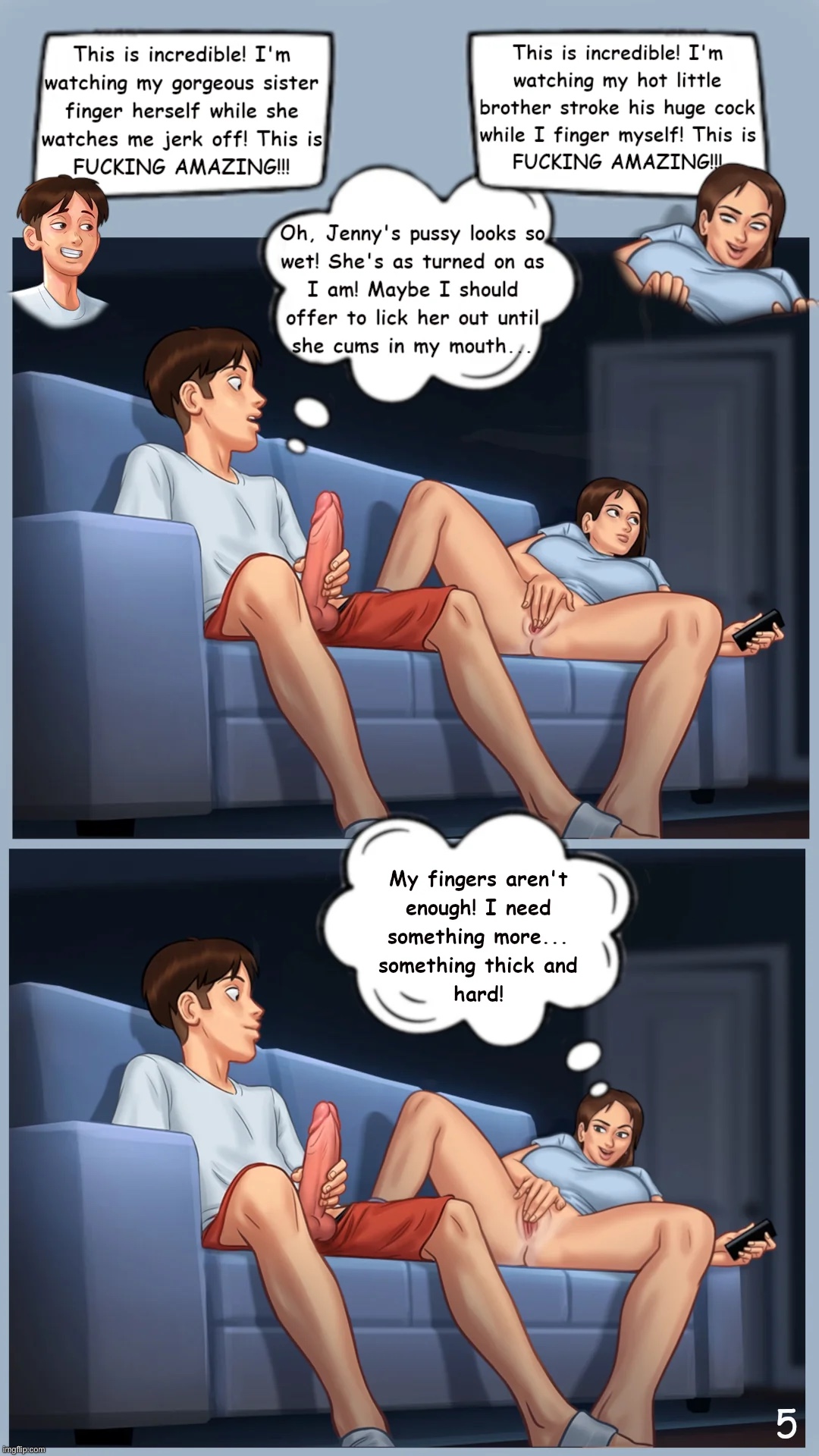 A Quiet Night on the Couch (Summertime Saga) Chapter 1 – page 6