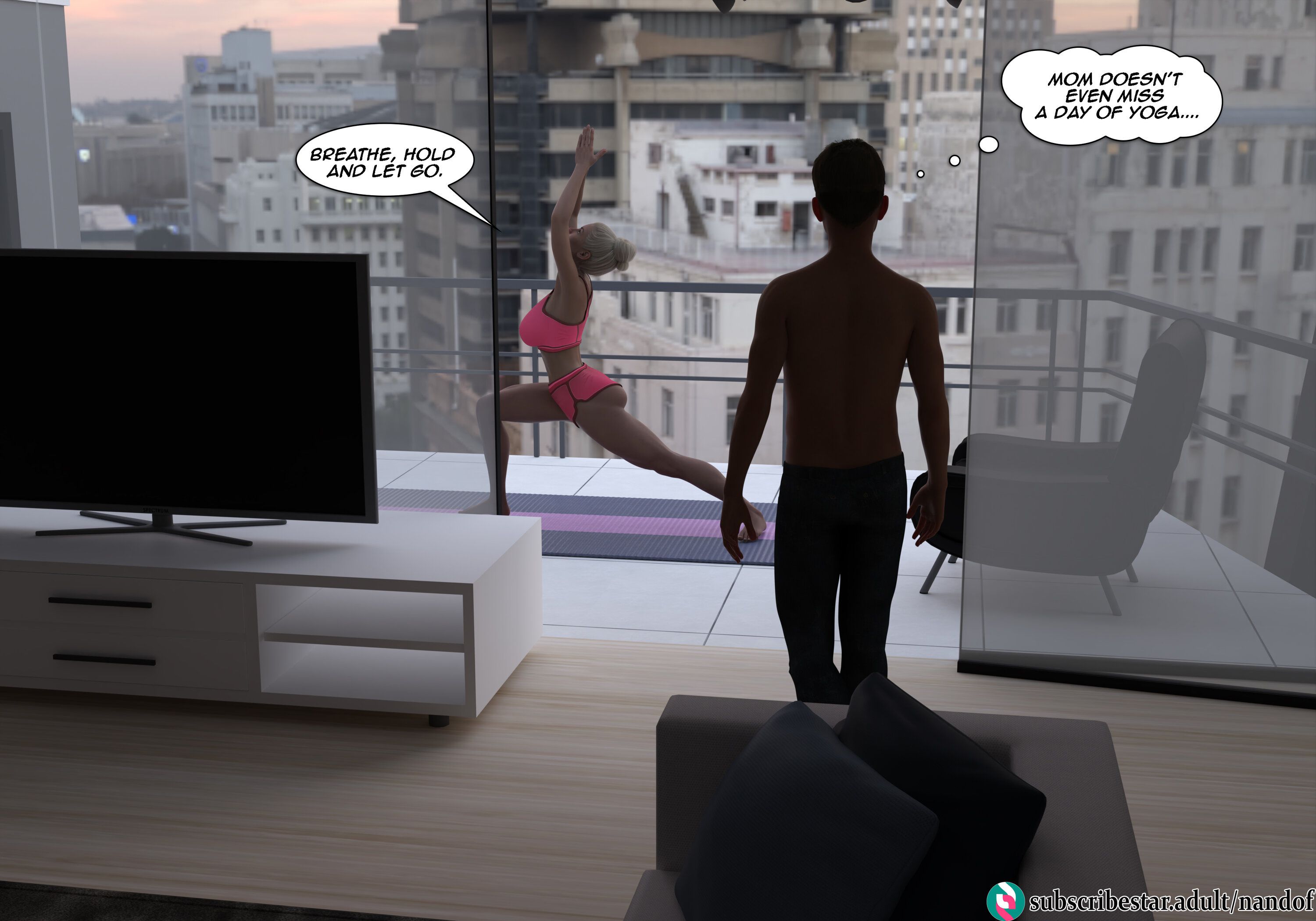 Mom’s Yoga [NandoF] 1 . Mom's Yoga - Chapter 1 [NandoF] – page 2