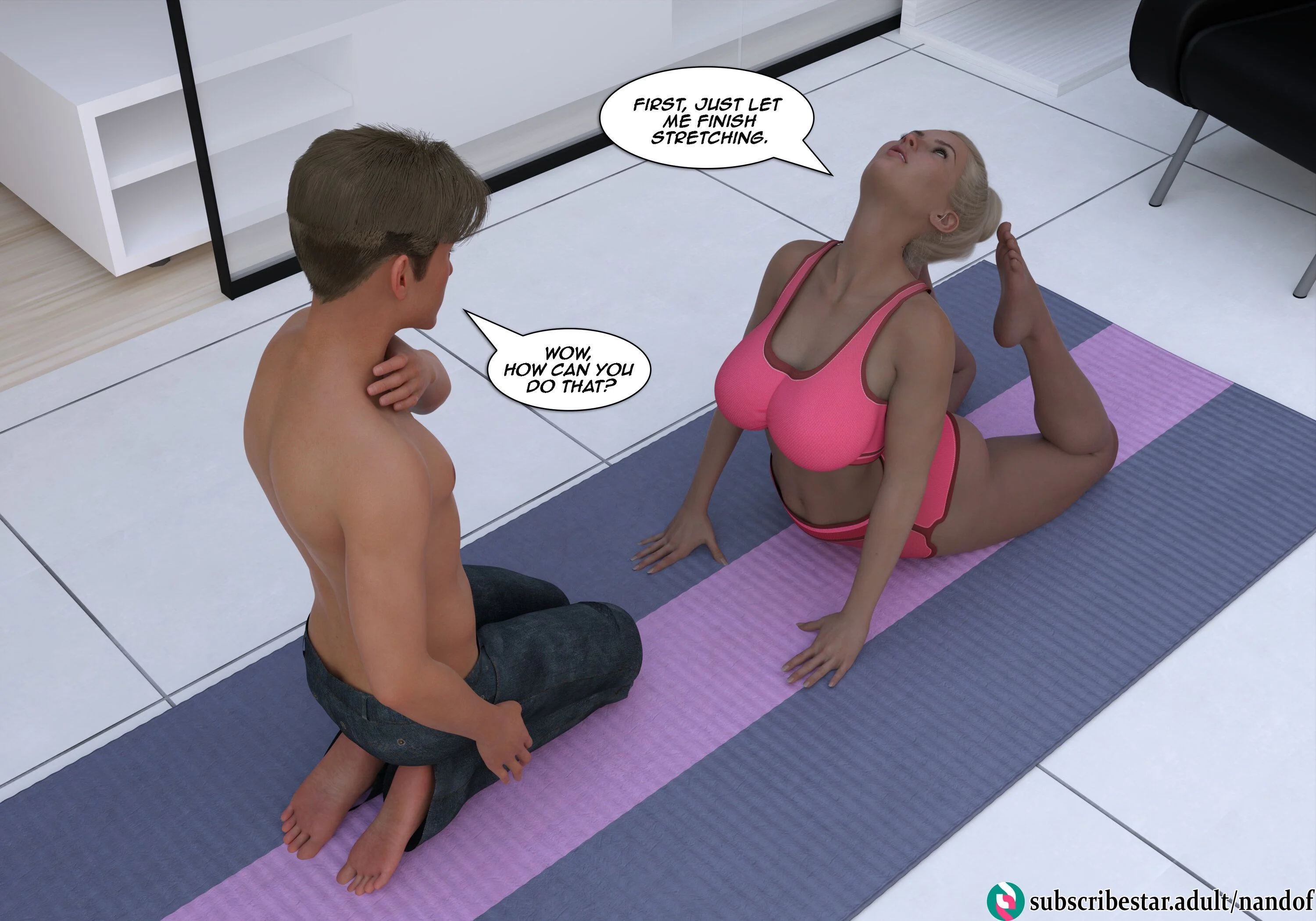 Mom’s Yoga [NandoF] 1 . Mom's Yoga - Chapter 1 [NandoF] – page 6