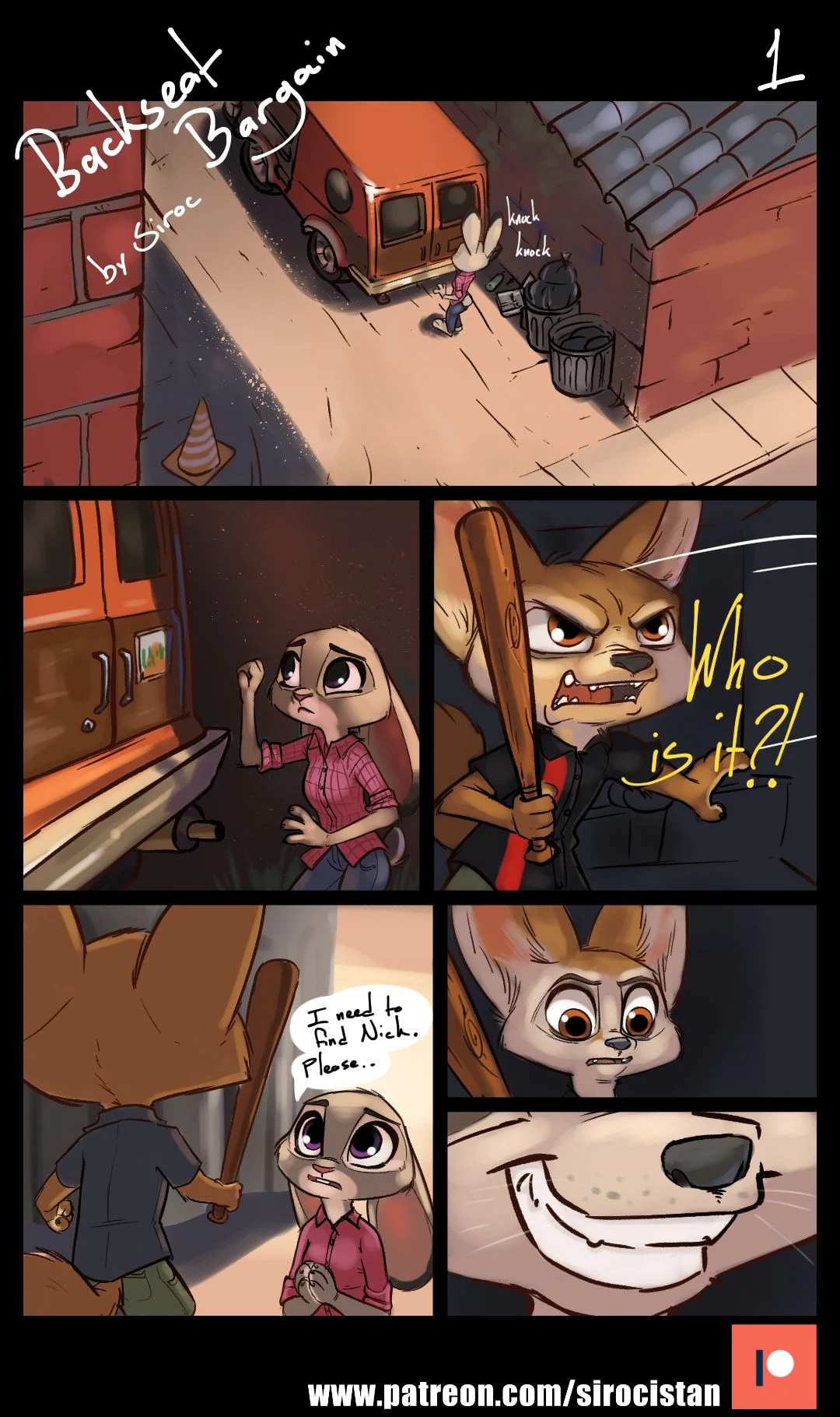 Backseat Bargain (Zootopia) [Siroc] 1 . Backseat Bargain - Chapter 1 (Zootopia) [Siroc] – page 5