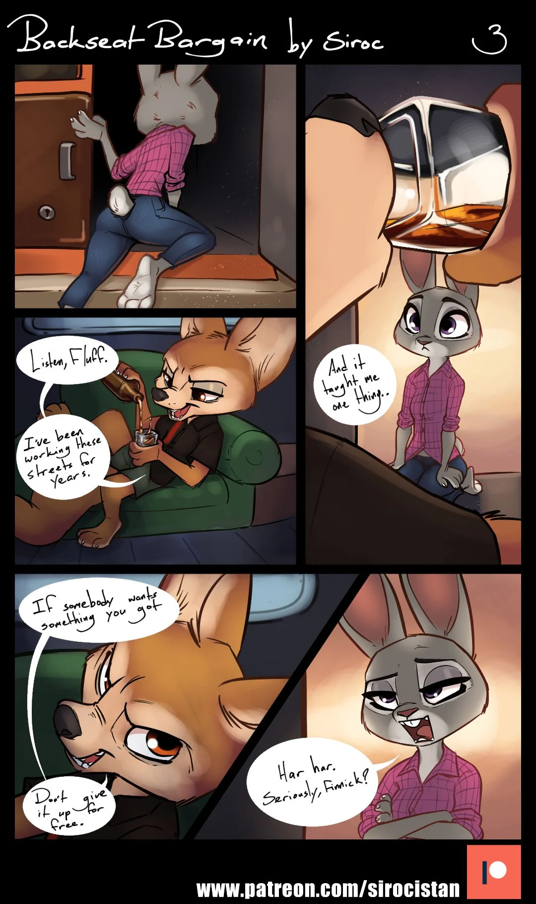 Backseat Bargain (Zootopia) [Siroc] 1 . Backseat Bargain - Chapter 1 (Zootopia) [Siroc] – page 7