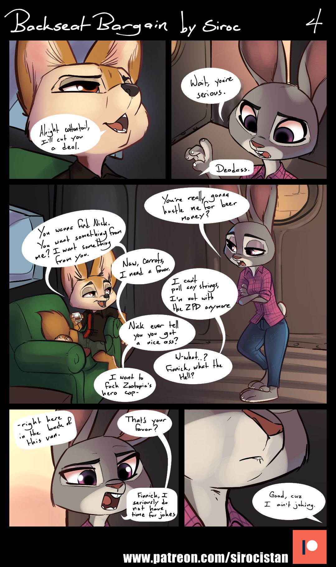 Backseat Bargain (Zootopia) [Siroc] 1 . Backseat Bargain - Chapter 1 (Zootopia) [Siroc] – page 8