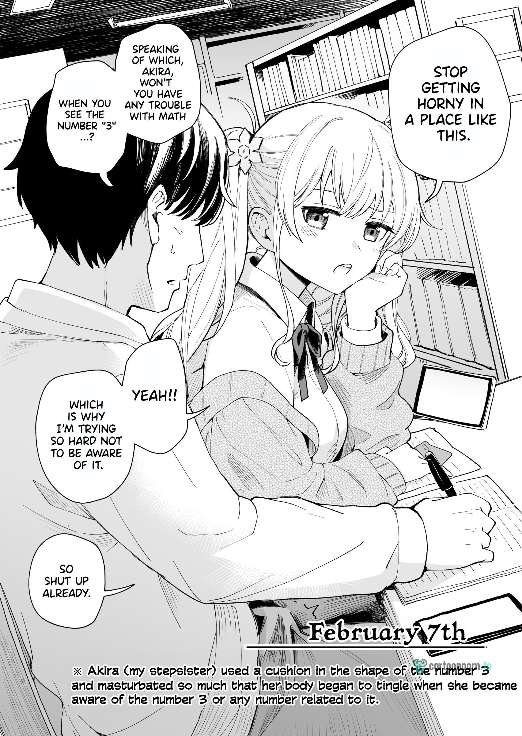 A Younger Stepsister Who Only Has Sex With Me on Days That are Divisible by 3 or on Days That Include The Number 3. Chapter 1 – page 8