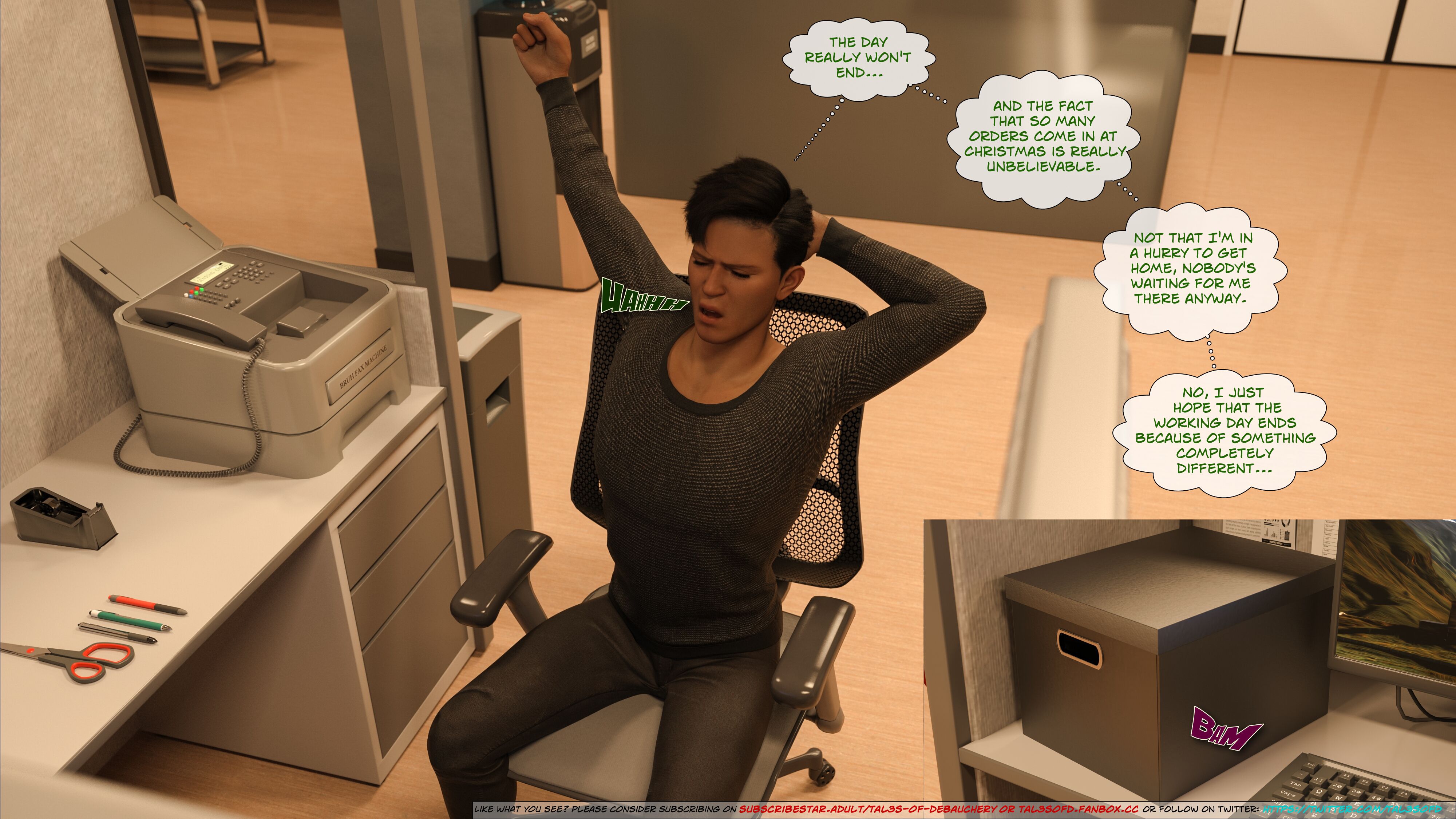 A Naughty Little Office Jungle [Tal3s of Debauchery] 1 . A Naughty Little Office Jungle - Chapter 1 [Tal3s of Debauchery] – page 2