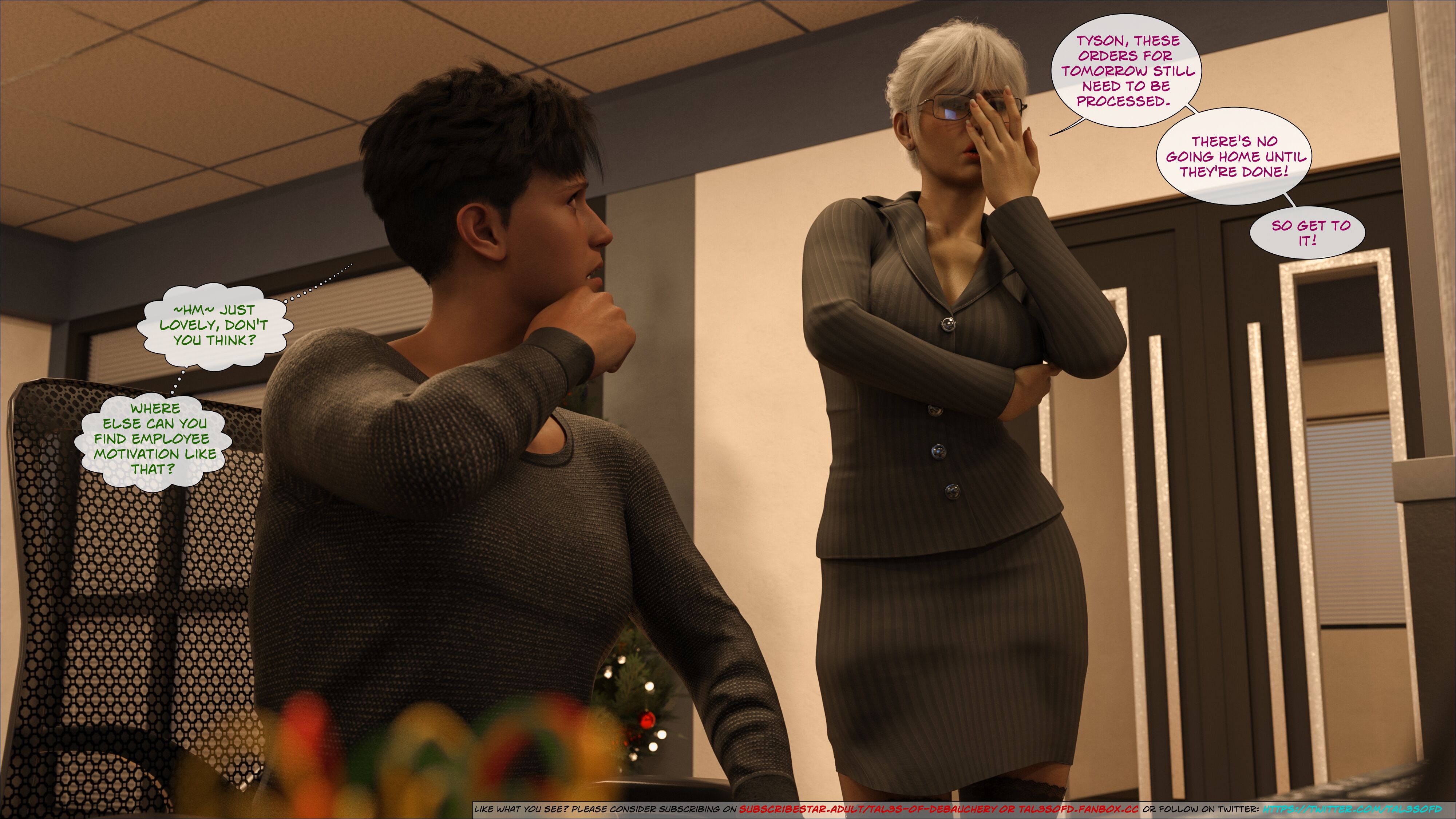 A Naughty Little Office Jungle [Tal3s of Debauchery] 1 . A Naughty Little Office Jungle - Chapter 1 [Tal3s of Debauchery] – page 3