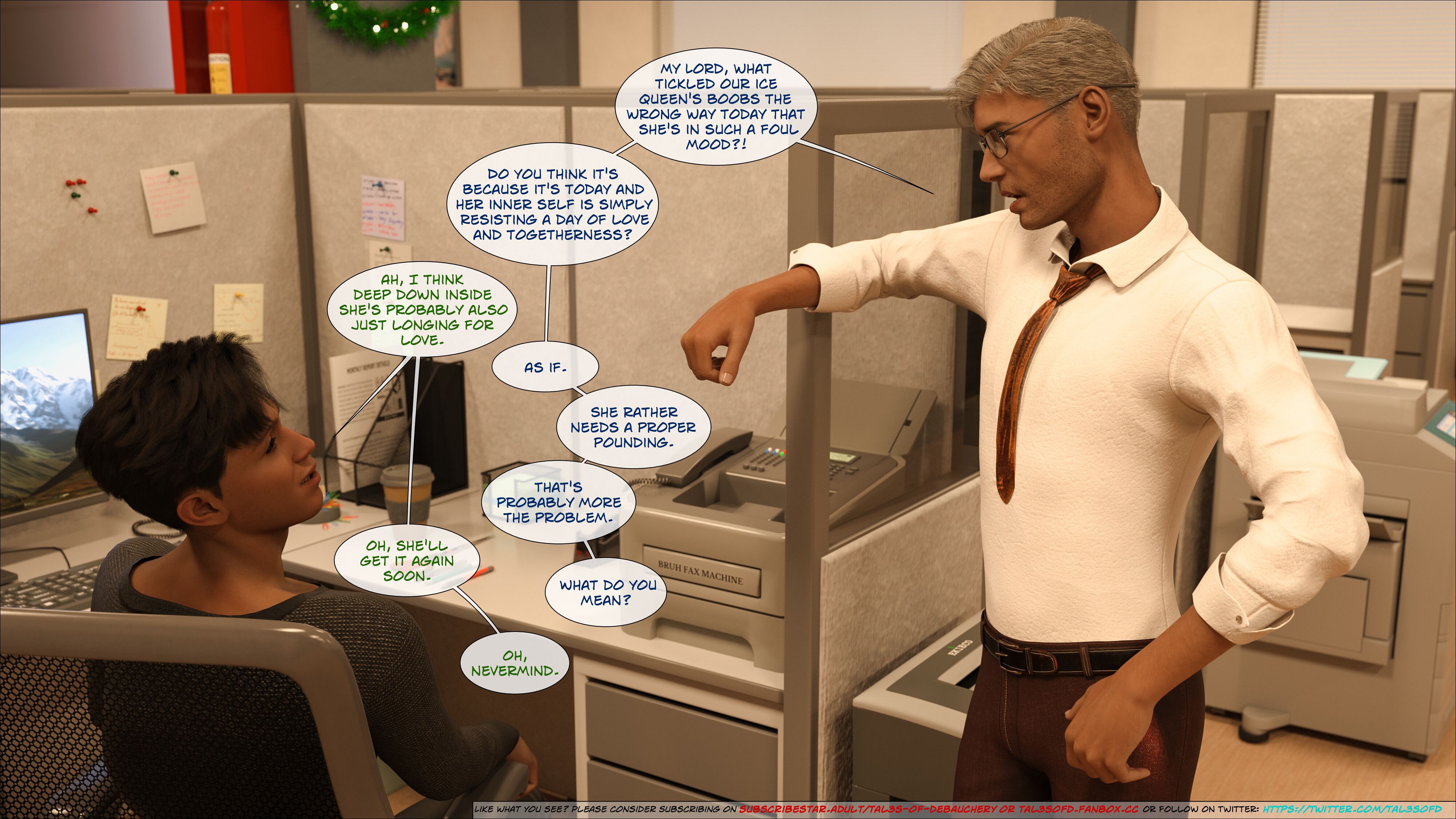 A Naughty Little Office Jungle [Tal3s of Debauchery] 1 . A Naughty Little Office Jungle - Chapter 1 [Tal3s of Debauchery] – page 9