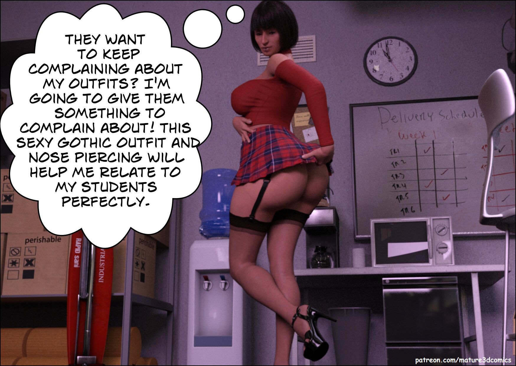 Sexy Teacher [Mature3DComics] 1 . Sexy Teacher  - Chapter 1 [Mature3DComics] – page 24