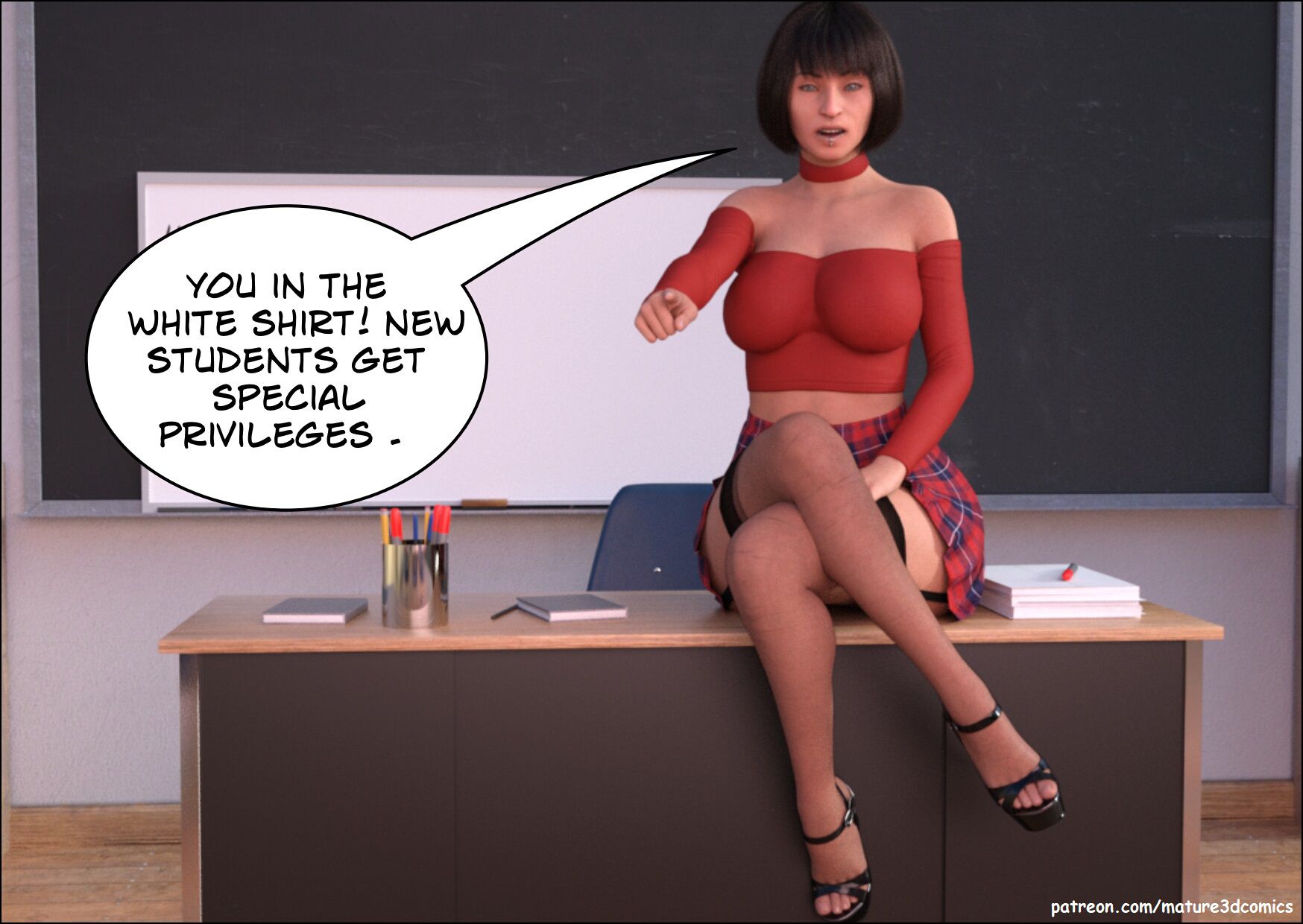 Sexy Teacher [Mature3DComics] 1 . Sexy Teacher  - Chapter 1 [Mature3DComics] – page 28