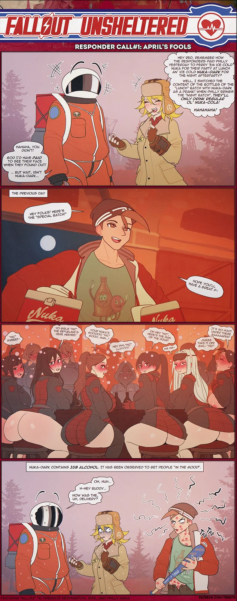 Fallout Unsheltered (Fallout) [The Kite] 4 . Fallout Unsheltered - Responders - Chapter 4 (Fallout) [The Kite] – page 1