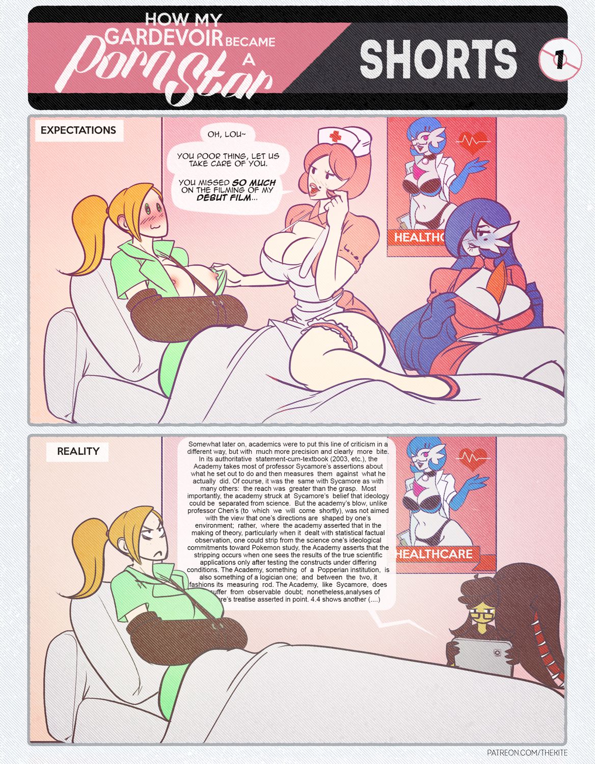 How My Gardevoir Became A Pornstar! (Pokemon) [The Kite] 0.2 . Shorts - [The Kite] – page 1