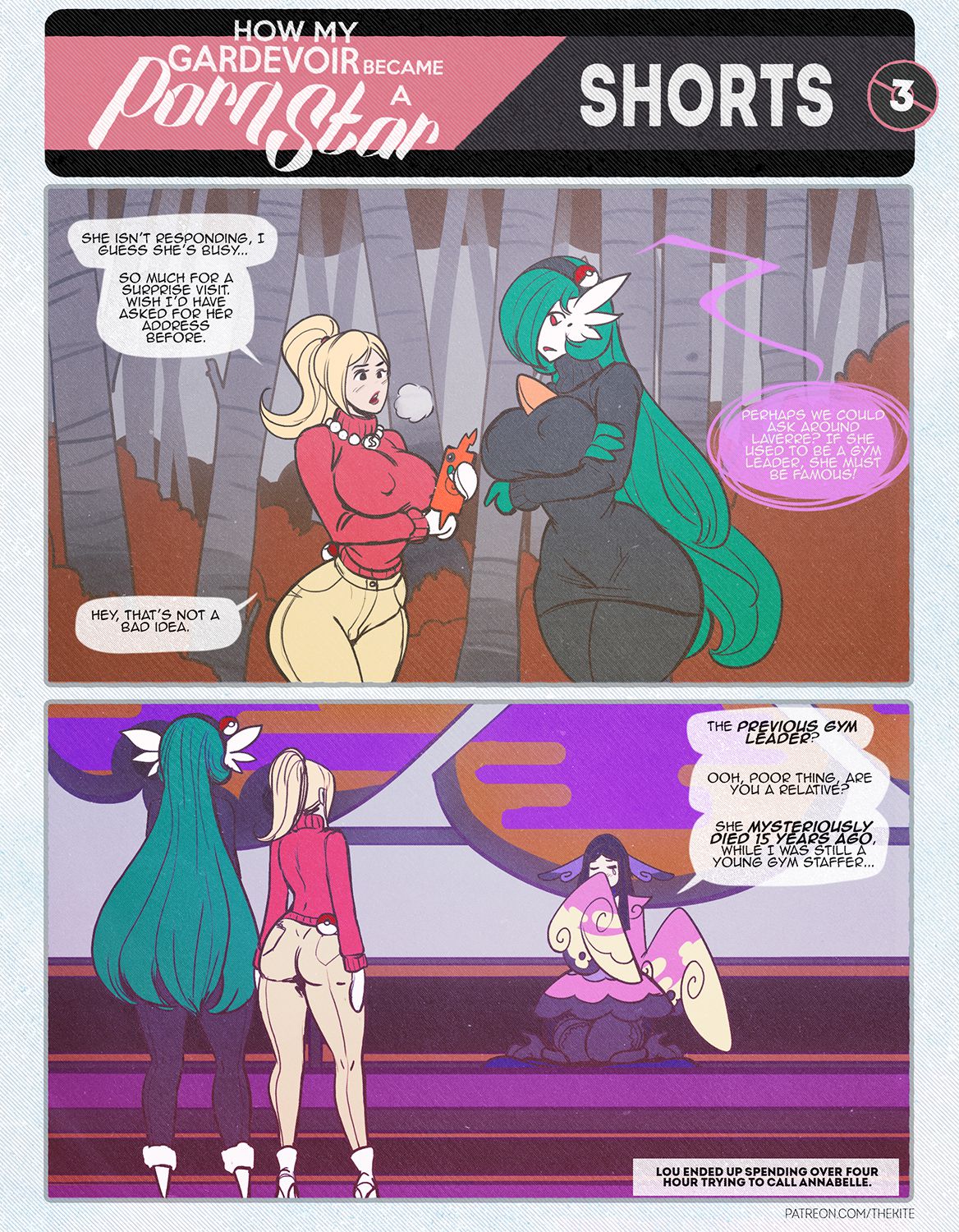 How My Gardevoir Became A Pornstar! (Pokemon) [The Kite] 0.2 . Shorts - [The Kite] – page 3