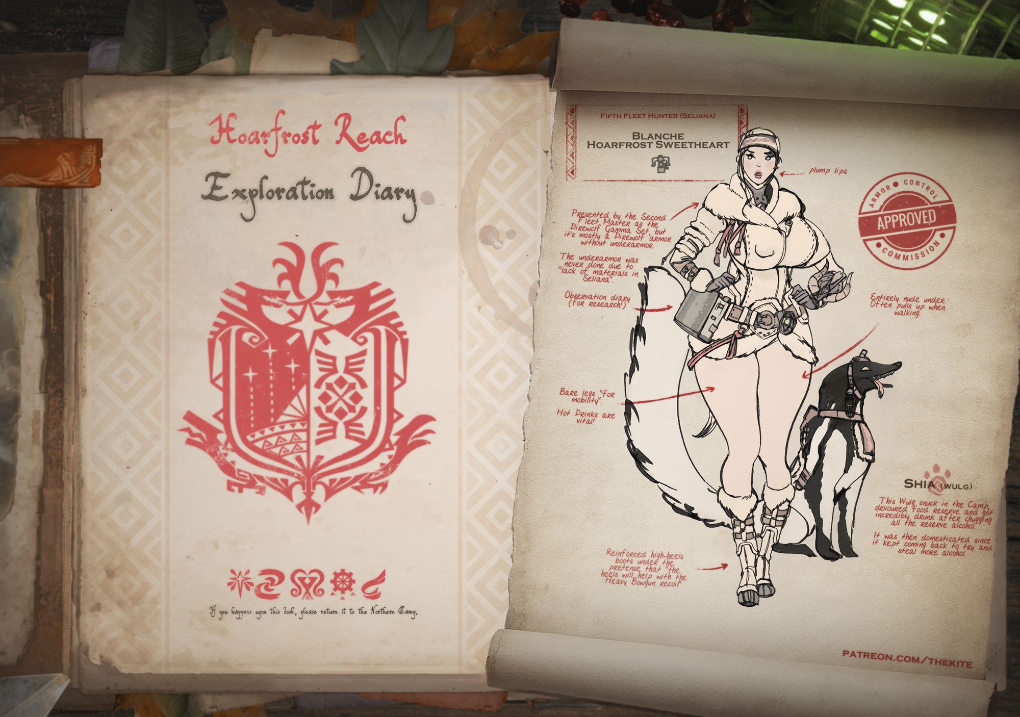 Hoarfrost Reach Exploration Diary (Monster Hunter) [The Kite] 1 . Hoarfrost Reach Exploration Diary - Chapter 1 (Monster Hunter) [The Kite] – page 1