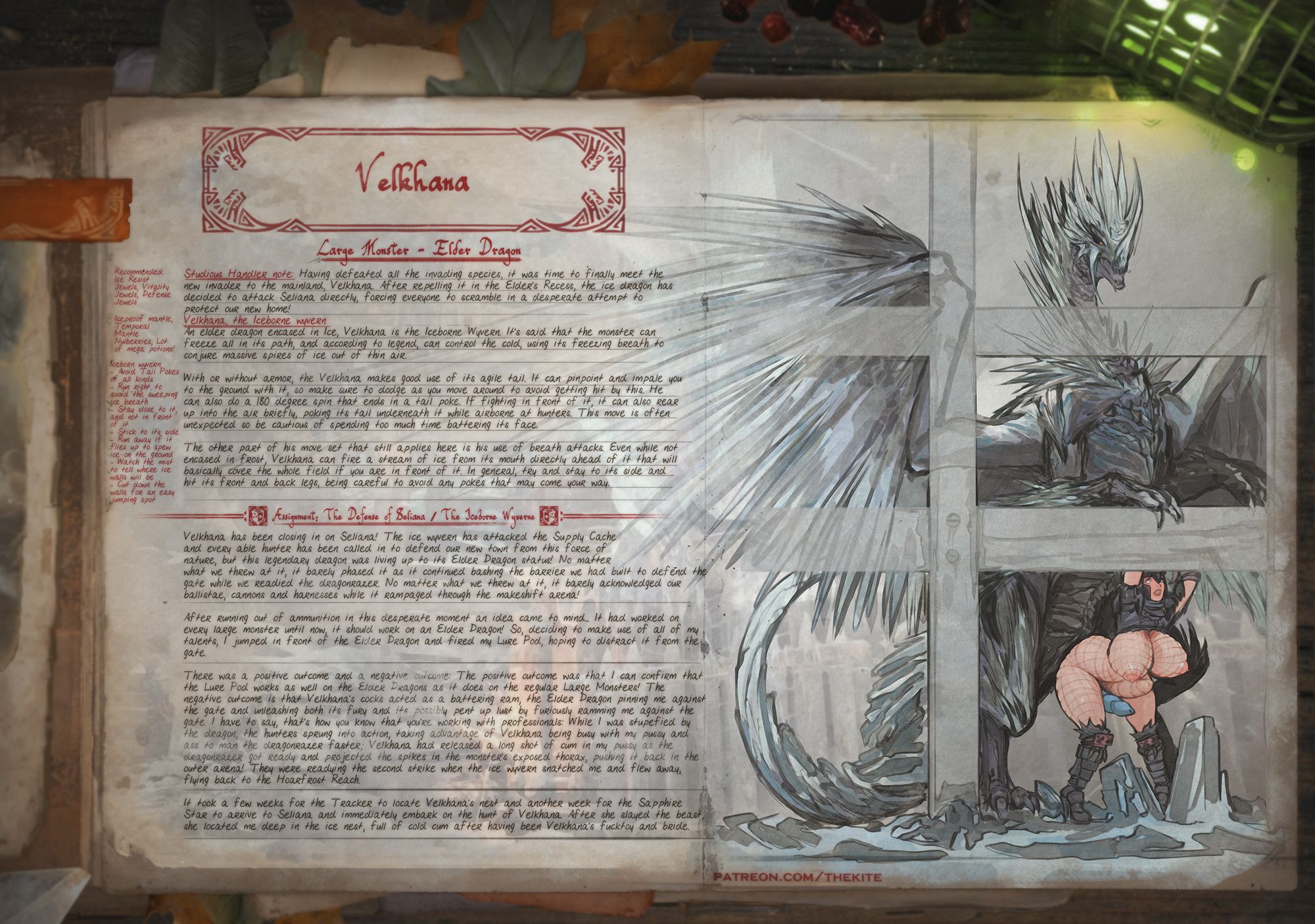 Hoarfrost Reach Exploration Diary (Monster Hunter) [The Kite] 1 . Hoarfrost Reach Exploration Diary - Chapter 1 (Monster Hunter) [The Kite] – page 16