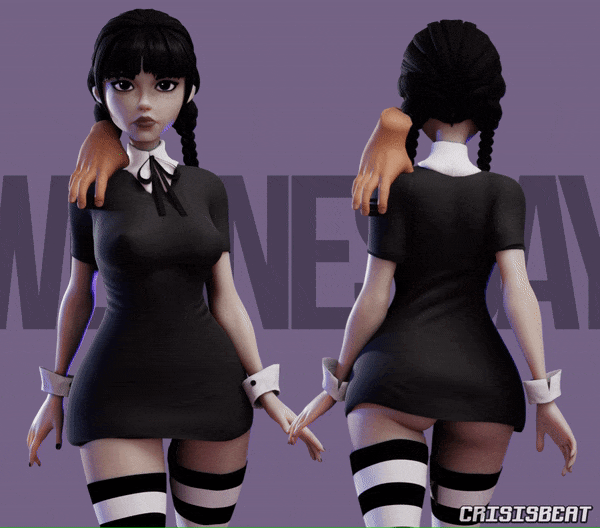 Artworks [Crisisbeat] [Crisisbeat] Goth Dark Girlfriend (Wednesday) – page 1