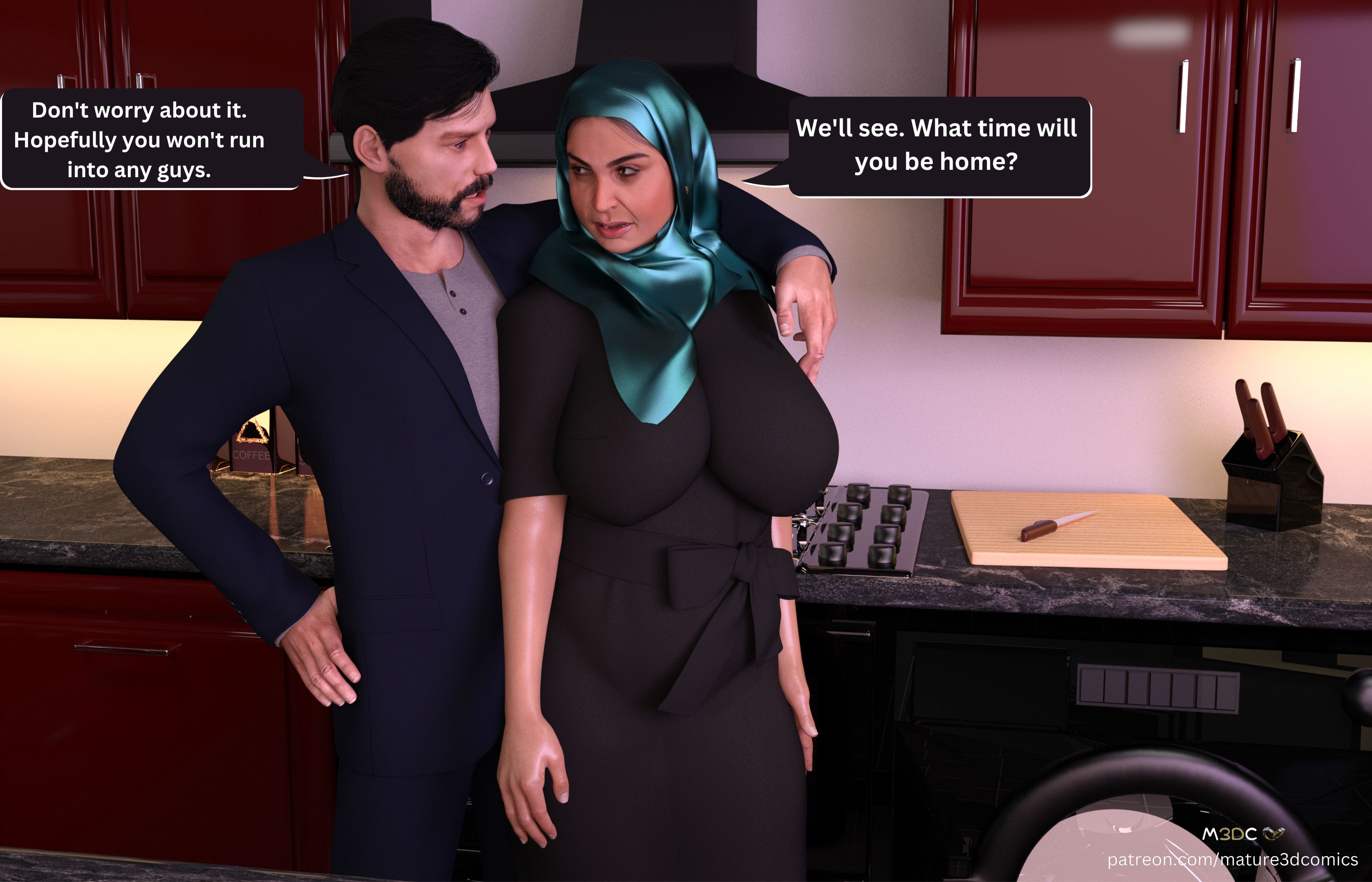 Muslim Betrayal [Mature3DComics] 1 . Muslim Betrayal - Chapter 1 [Mature3DComics] – page 2