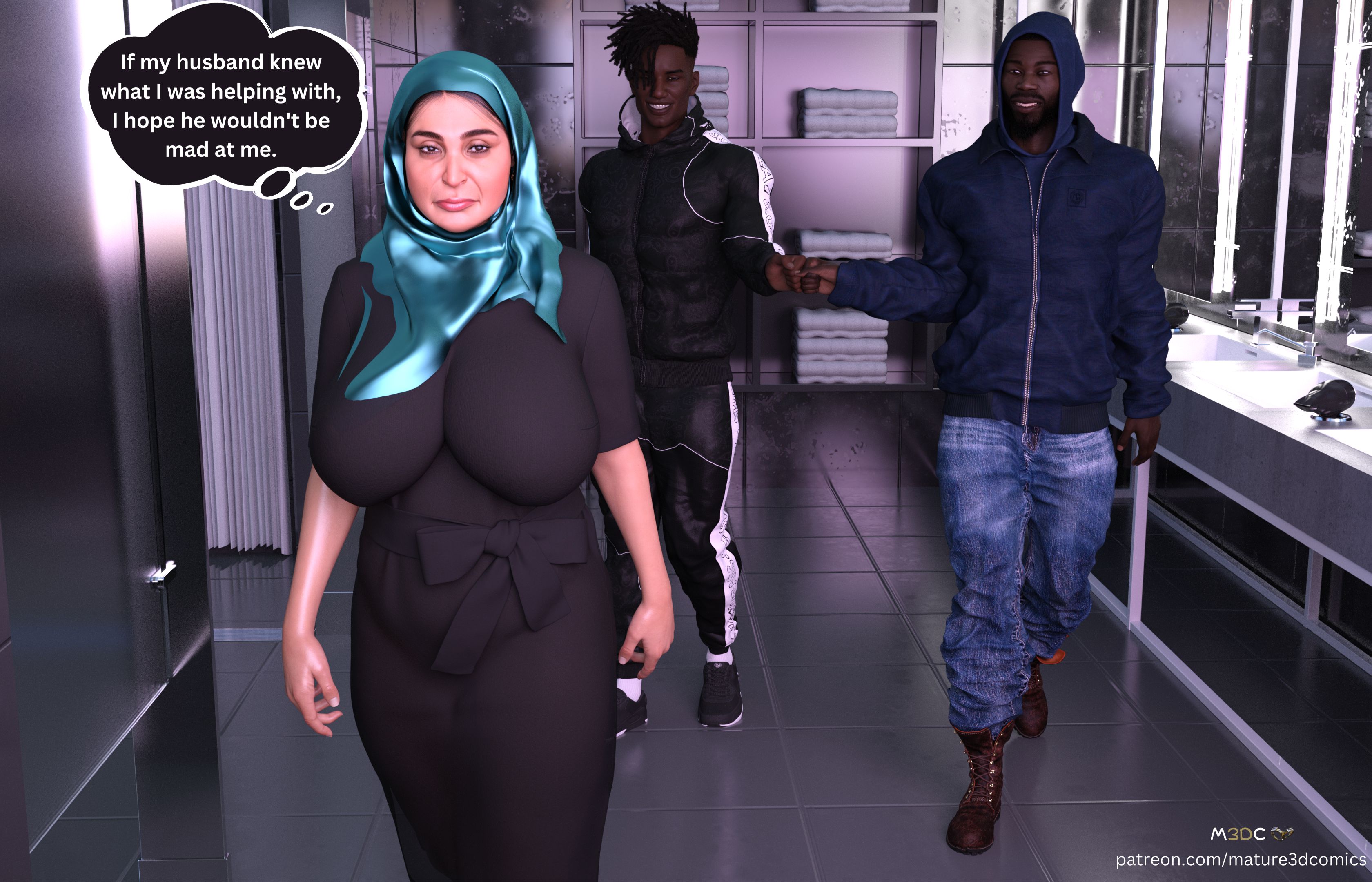 Muslim Betrayal [Mature3DComics] 1 . Muslim Betrayal - Chapter 1 [Mature3DComics] – page 7