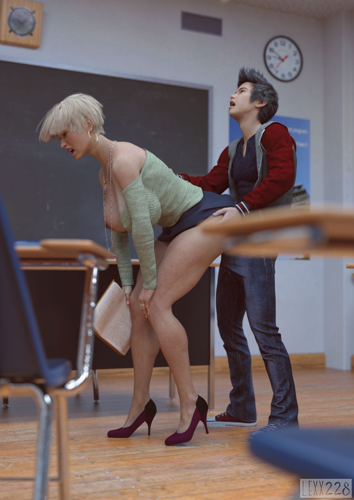 3D Artworks [Lexx228] Horny Teacher - [Lexx228] – page 4