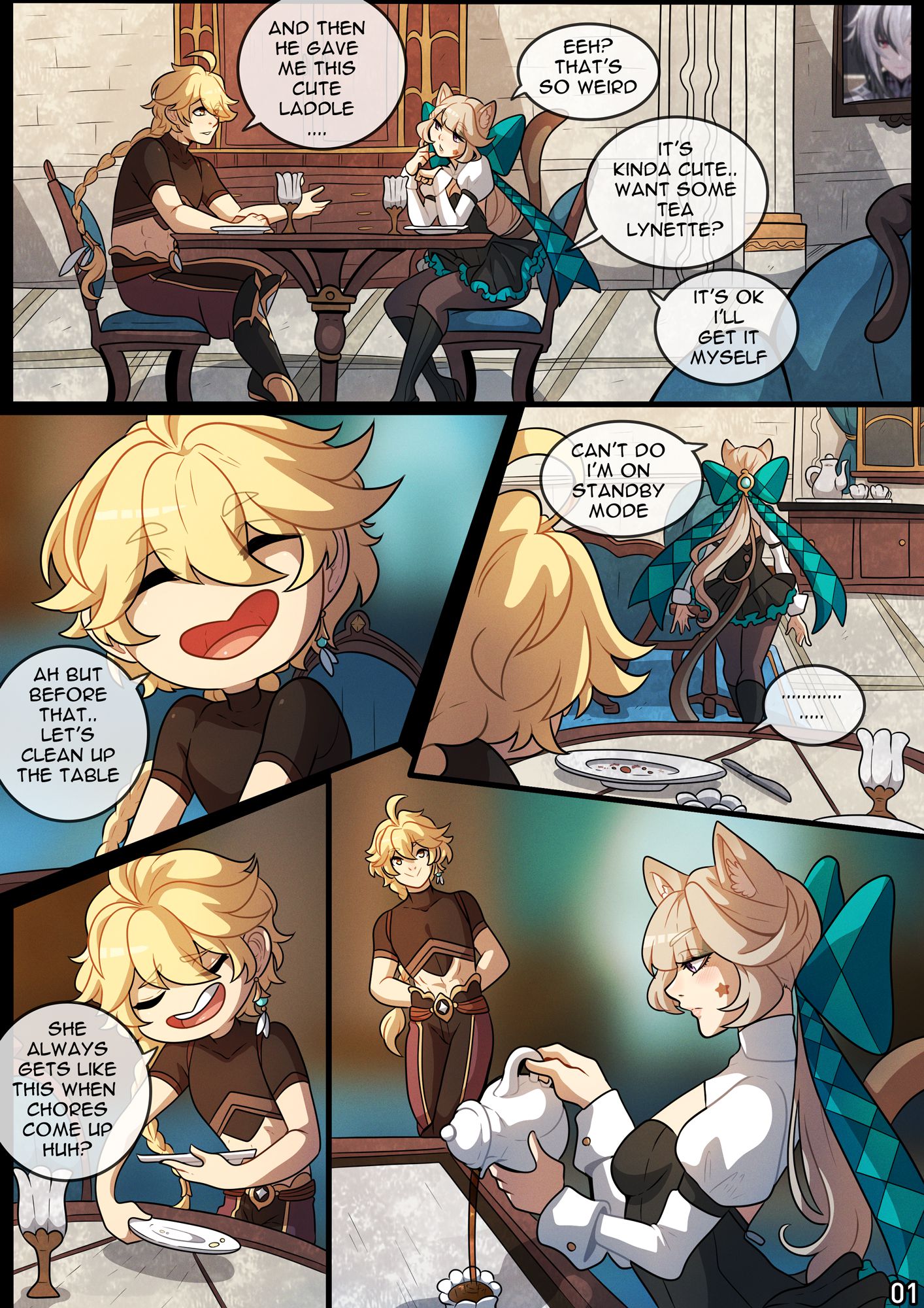 Entering Cuddle Mode (Genshin Impact) [Kinkymation] 1 . Entering Cuddle Mode - Chapter 1 (Genshin Impact) [Kinkymation] – page 3