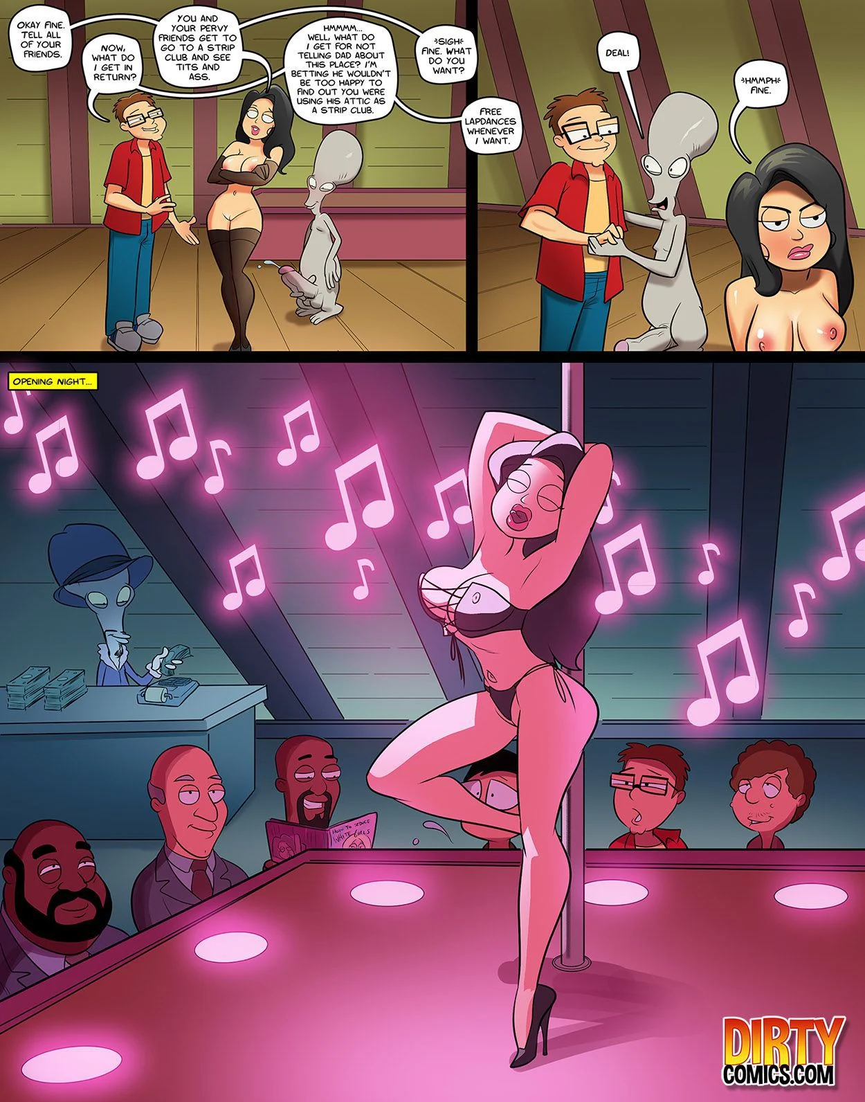 American MILF (American Dad!) [Dirty Comics] 4 . American MILF - Chapter 4 (American Dad!) [Dirty Comics] – page 3