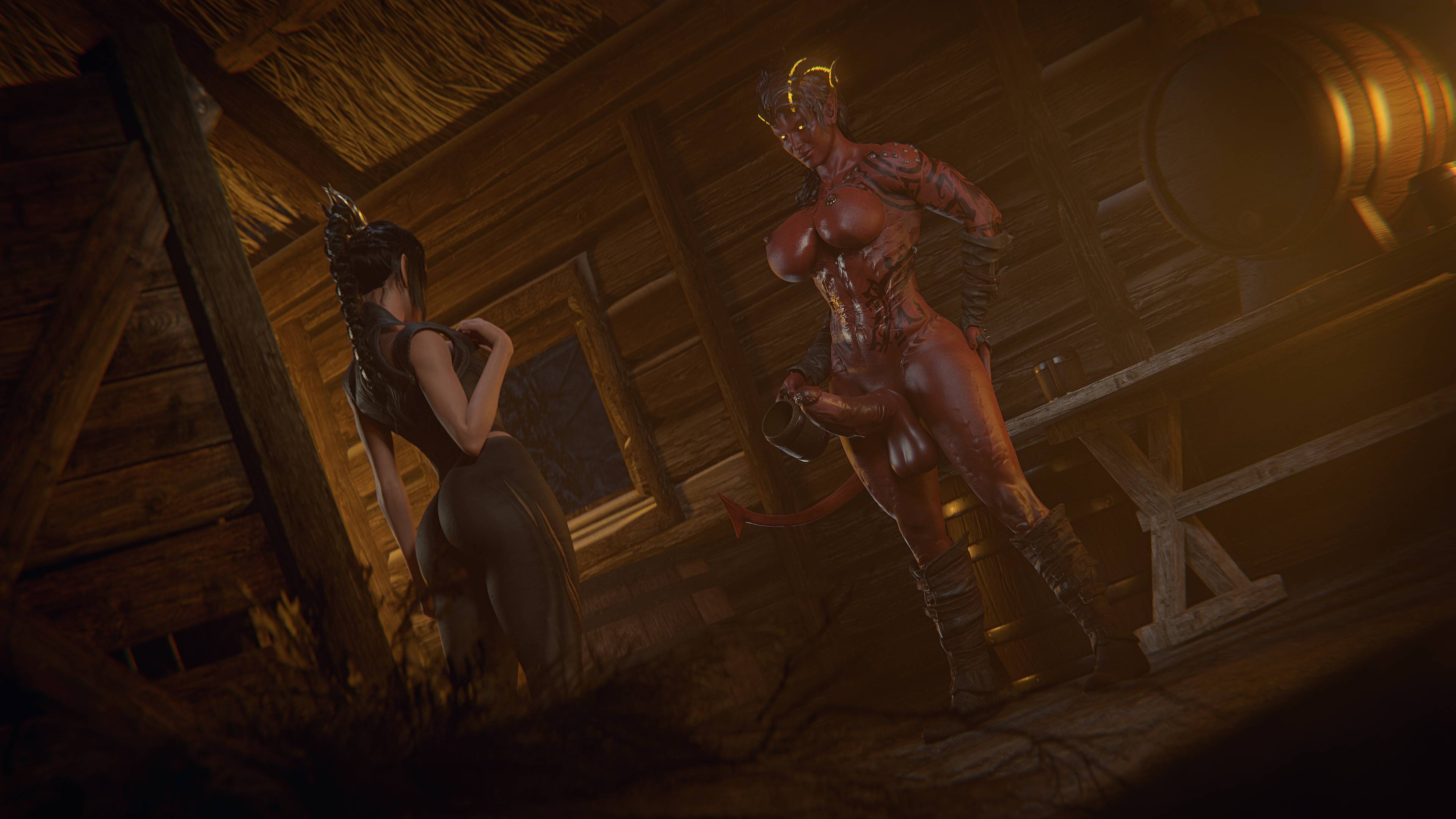 Baldur’s Date – Shadow and Fire (Baldur’s Gate) [Forged3DX] 1 . Baldur's Date - Shadow and Fire - Chapter 1 (Baldur's Gate) [Forged3DX] – page 27