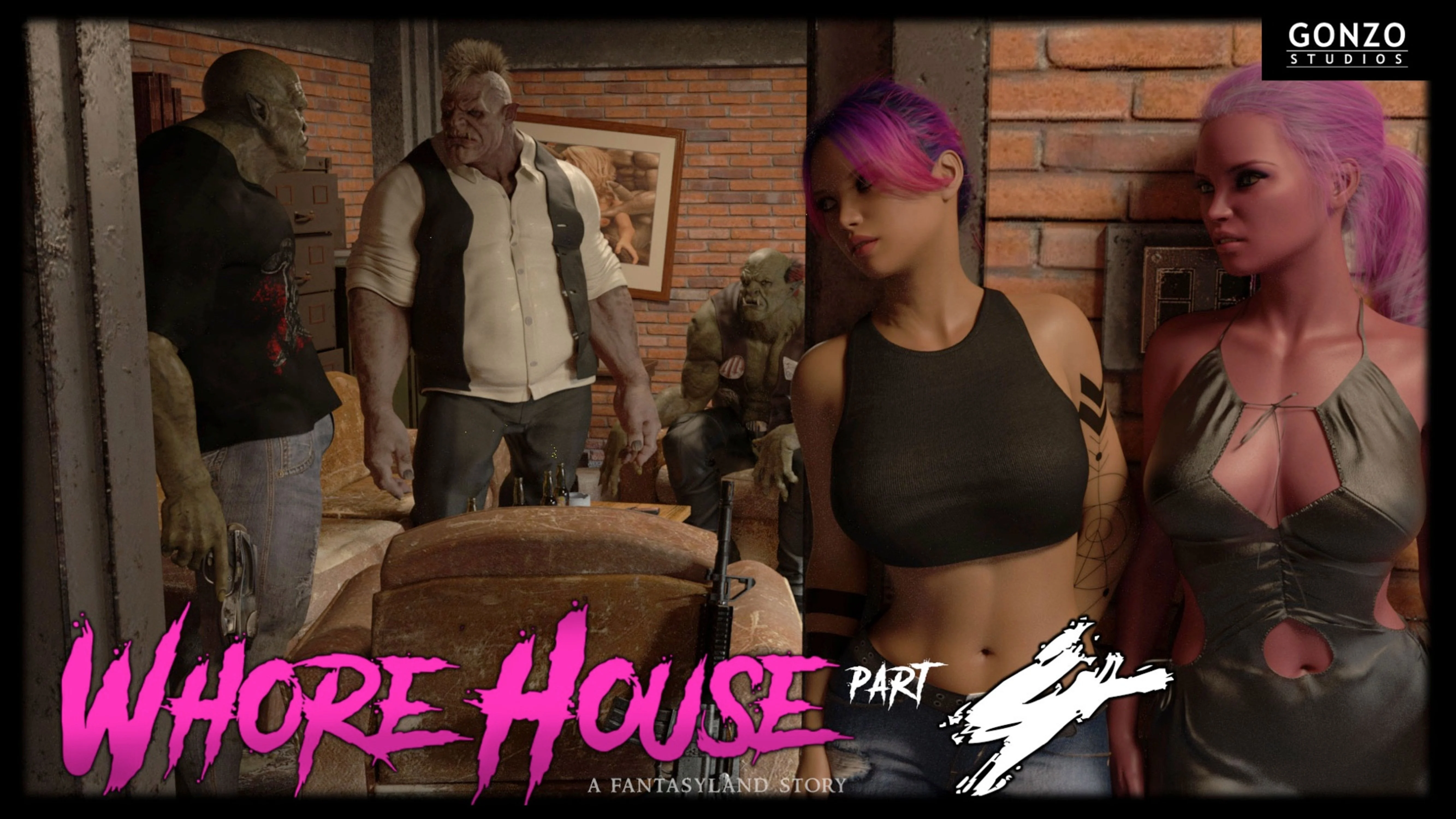 Whore House [Sexy3DComics | Gonzo] 4 . Whore House - Chapter 4 [Sexy3DComics | Gonzo] – page 1