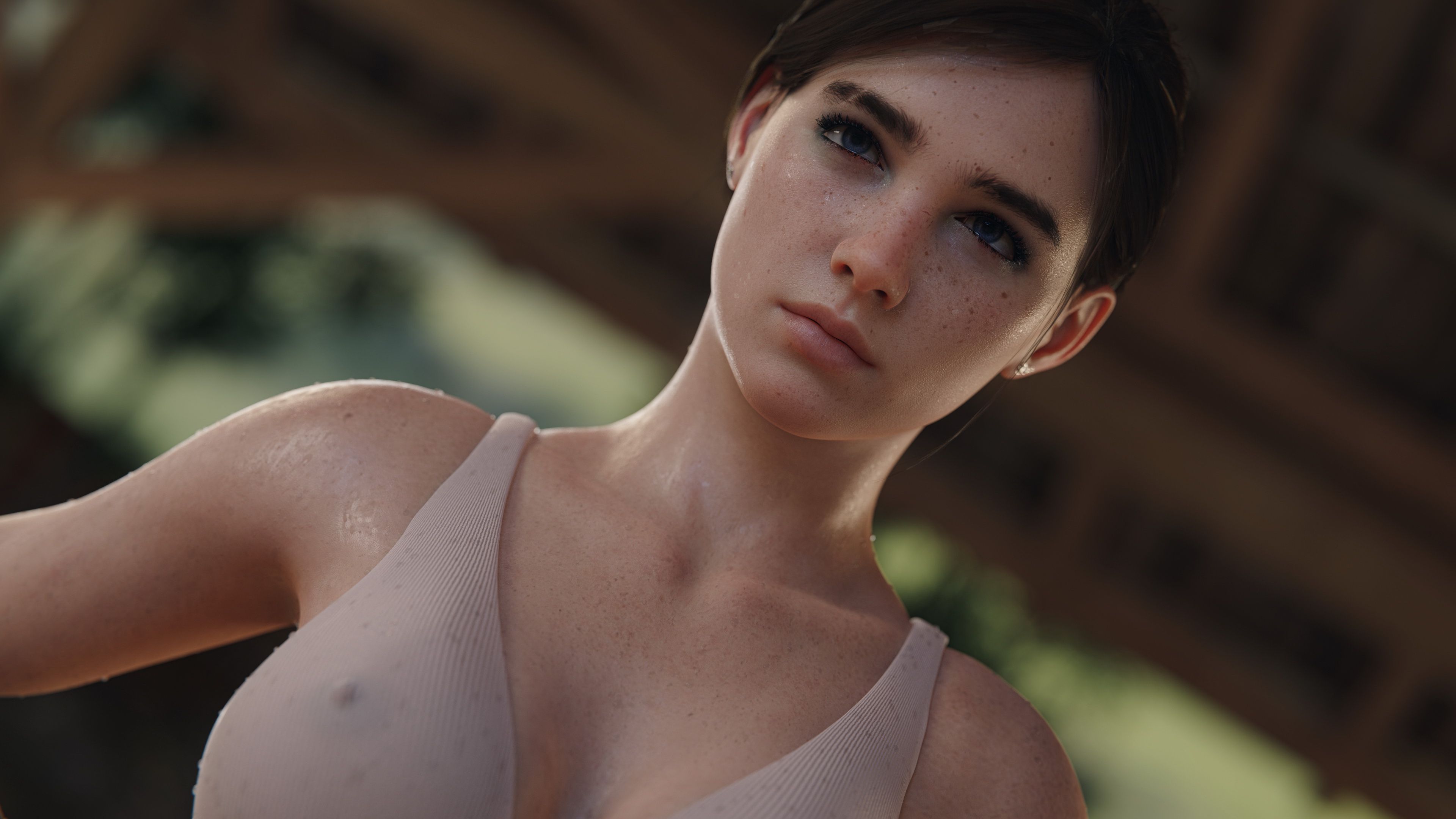 Ellie Spa Day (The Last Of Us) [Forged3DX] 1.5 . Ellie Spa Day - Shemale - Chapter 1 (The Last Of Us) [Forged3DX] – page 5