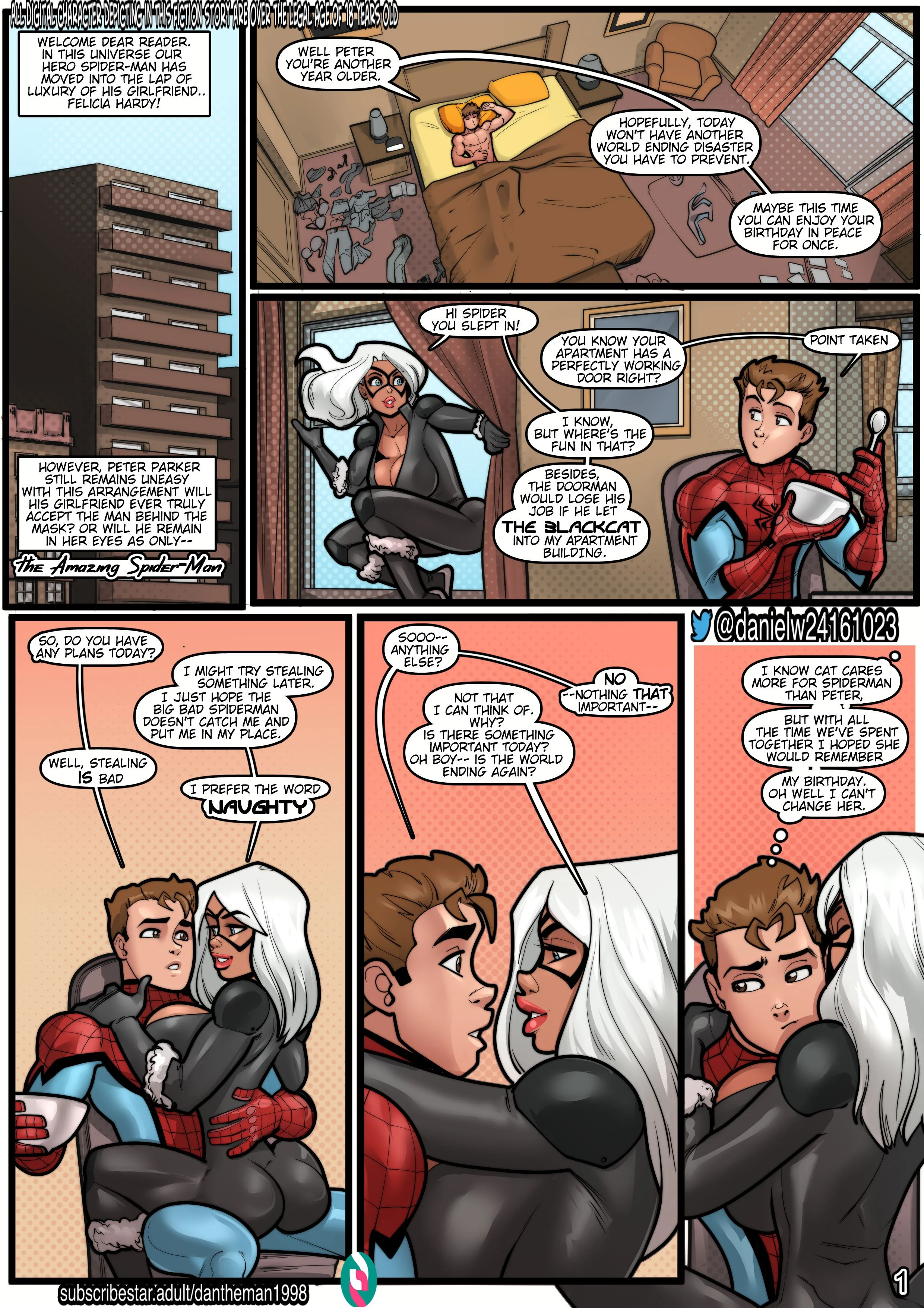 Peter’s Perfect Party (Spider-Man) [Rabies T Lagomorph] 1 . Peter's Perfect Party - Chapter 1 (Spider-Man) [Rabies T Lagomorph] – page 2