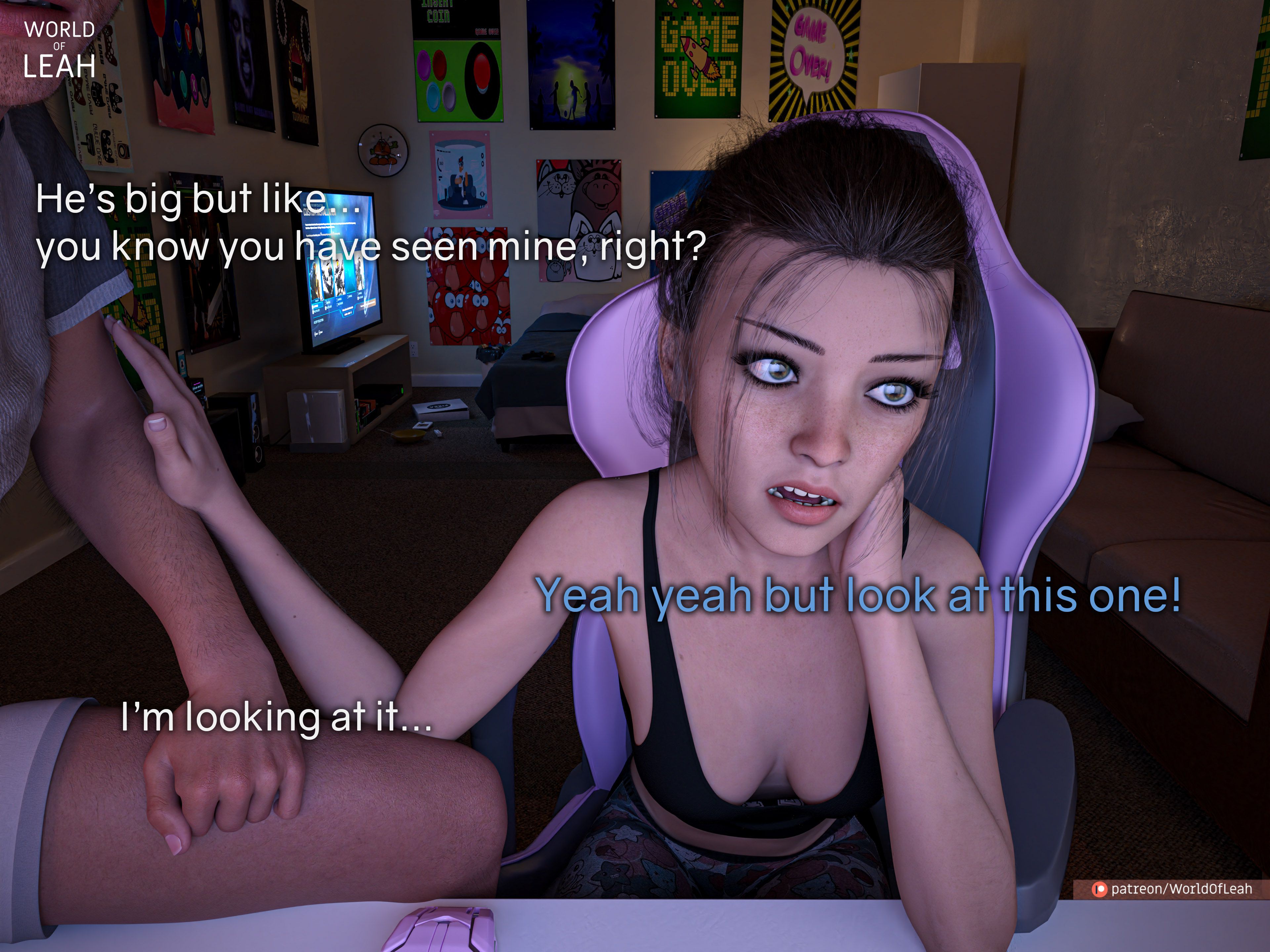 World Of Leah 4.1 . Big Dicks on Cam - [World Of Leah] – page 10