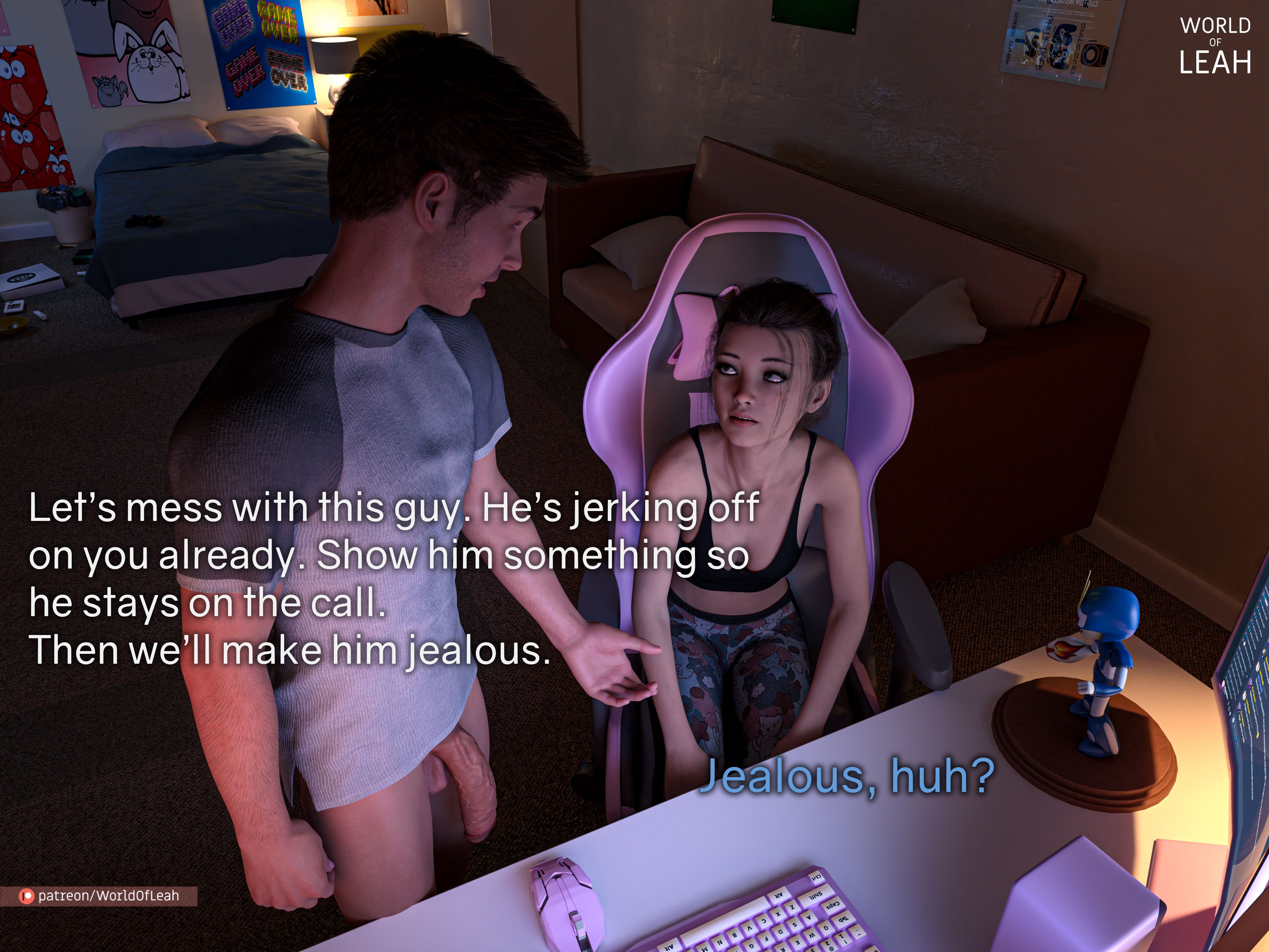 World Of Leah 4.1 . Big Dicks on Cam - [World Of Leah] – page 14