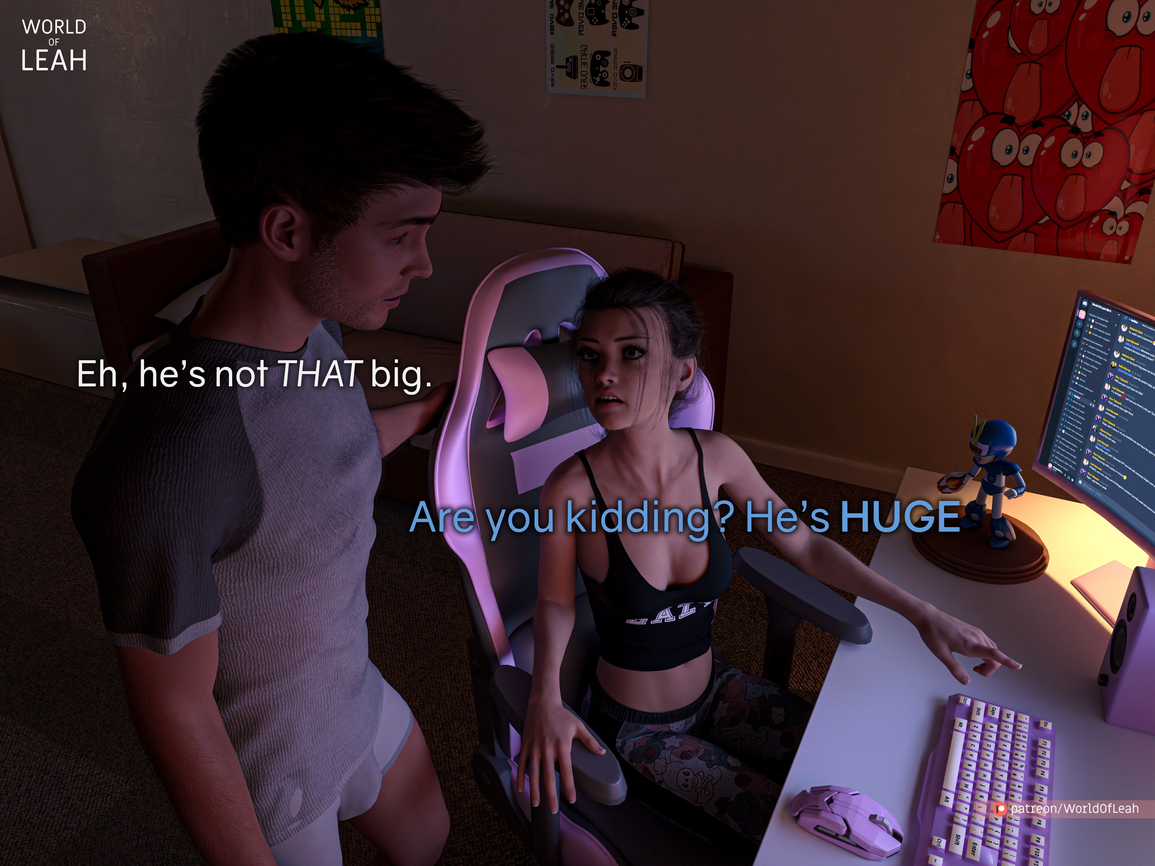 World Of Leah 4.1 . Big Dicks on Cam - [World Of Leah] – page 9