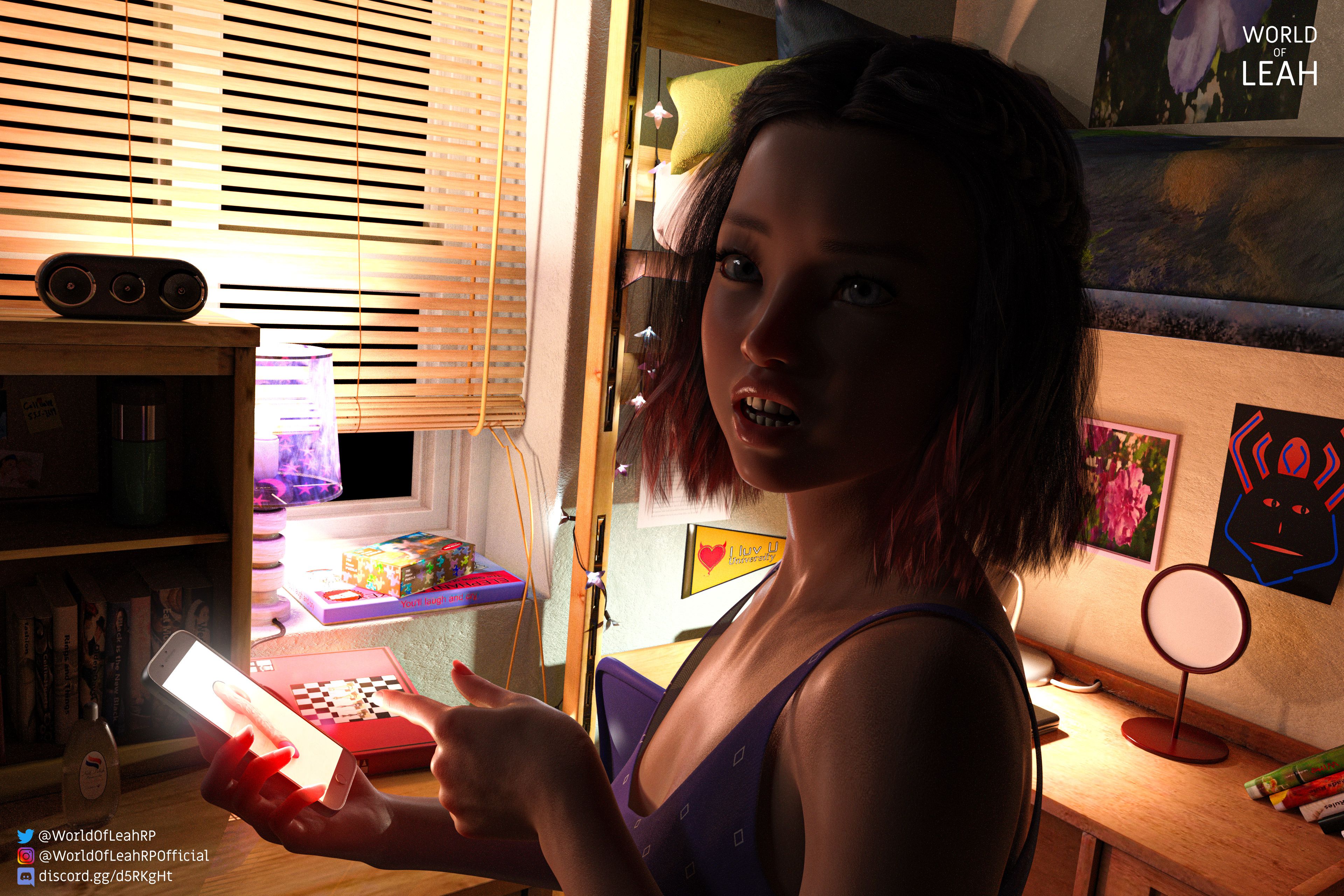 World Of Leah 3 . Leah and Kira Exploring - [World Of Leah] – page 1