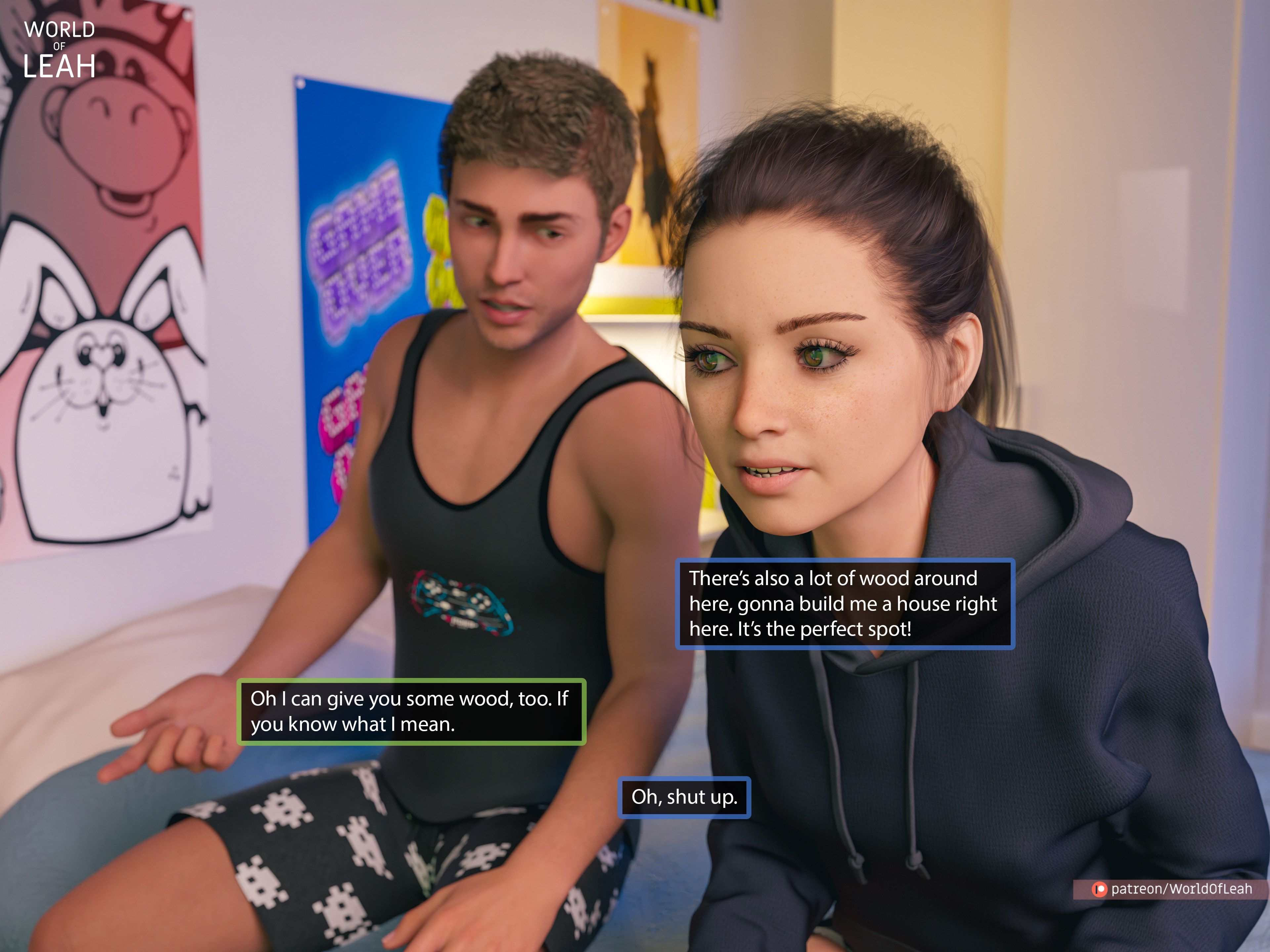 World Of Leah 2.1 . A Night of Dares - [World Of Leah] – page 4