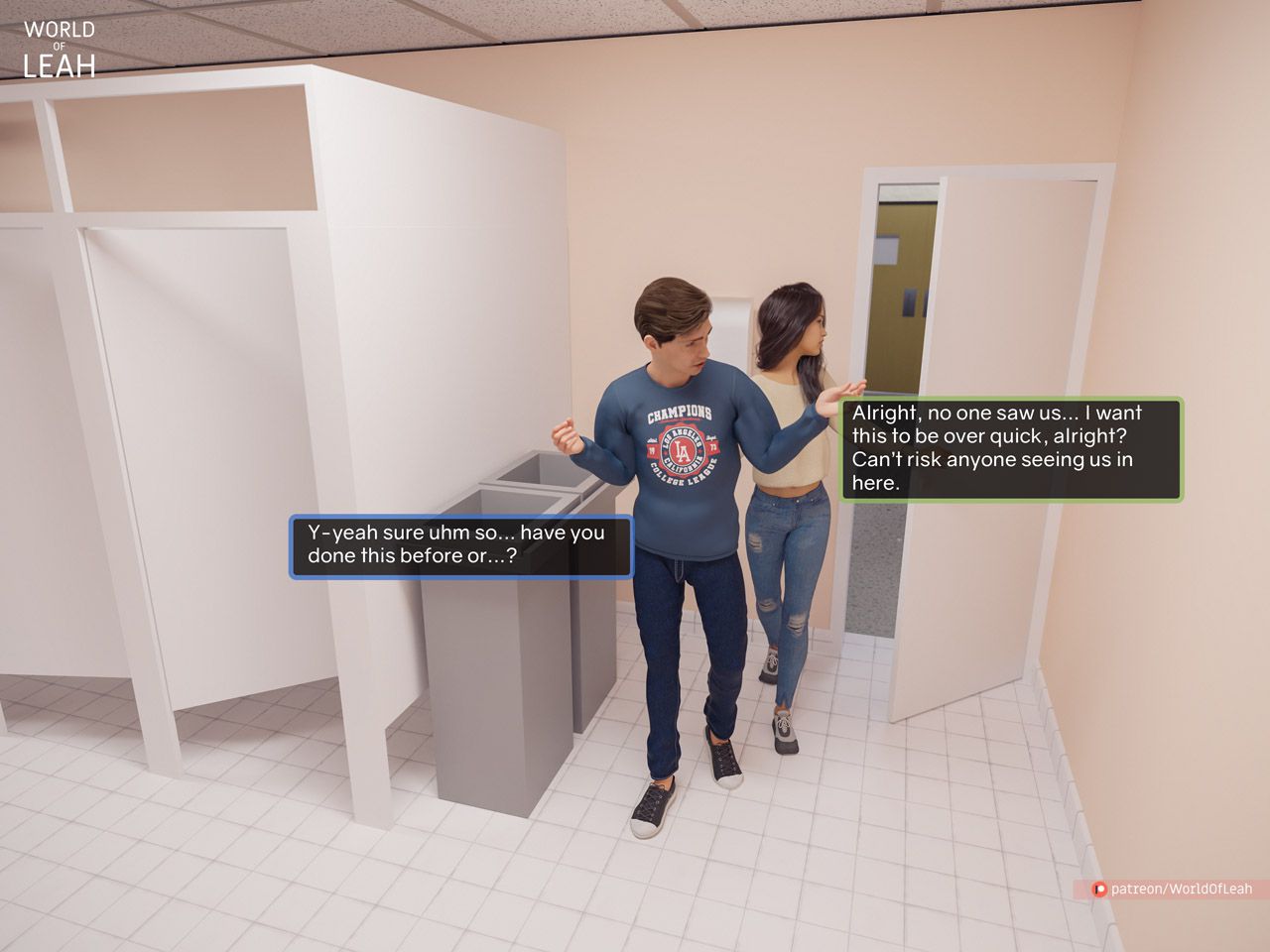 World Of Leah 3.1 . A Hand for a Handjob - [World Of Leah] – page 1