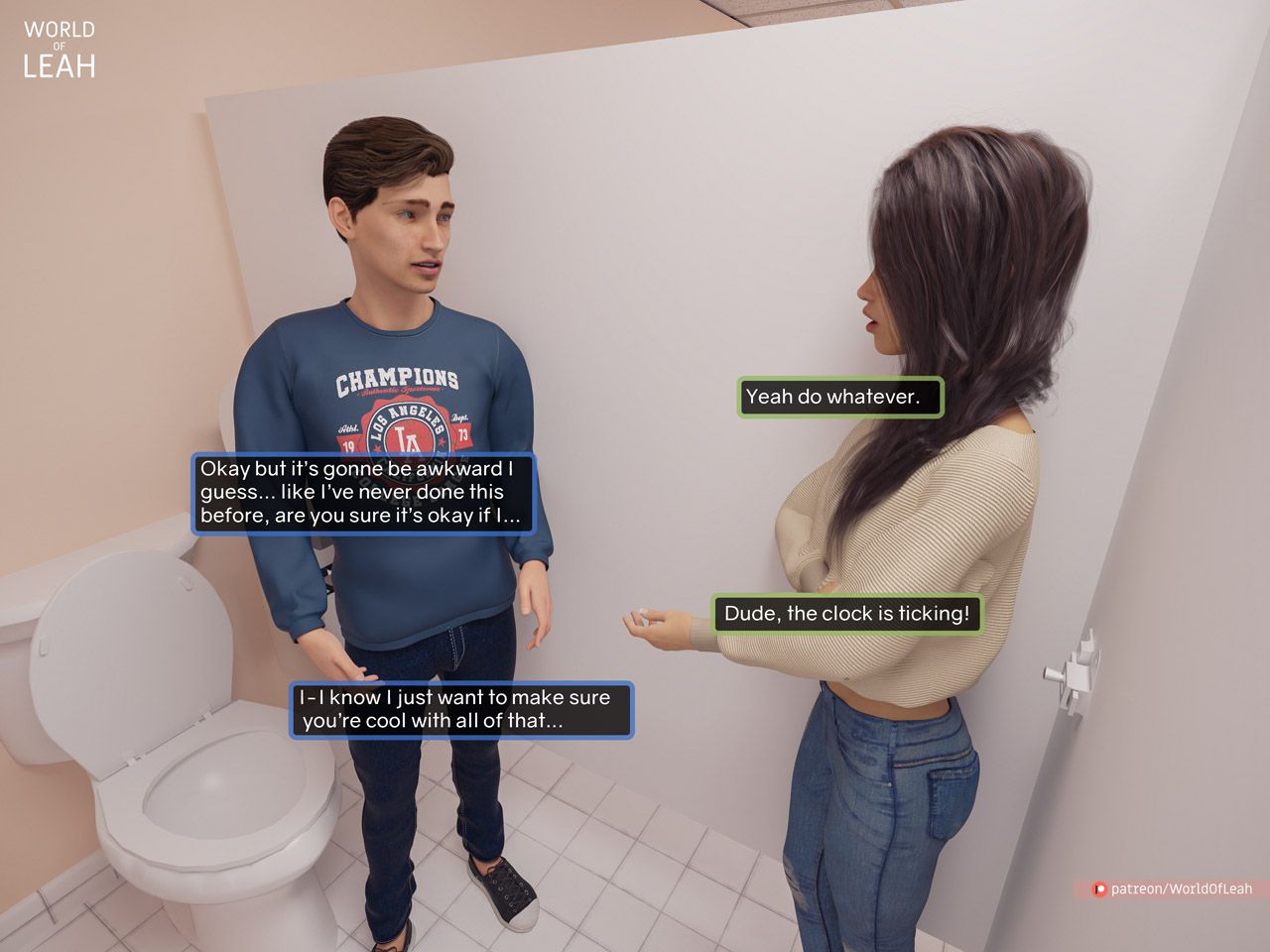 World Of Leah 3.1 . A Hand for a Handjob - [World Of Leah] – page 5