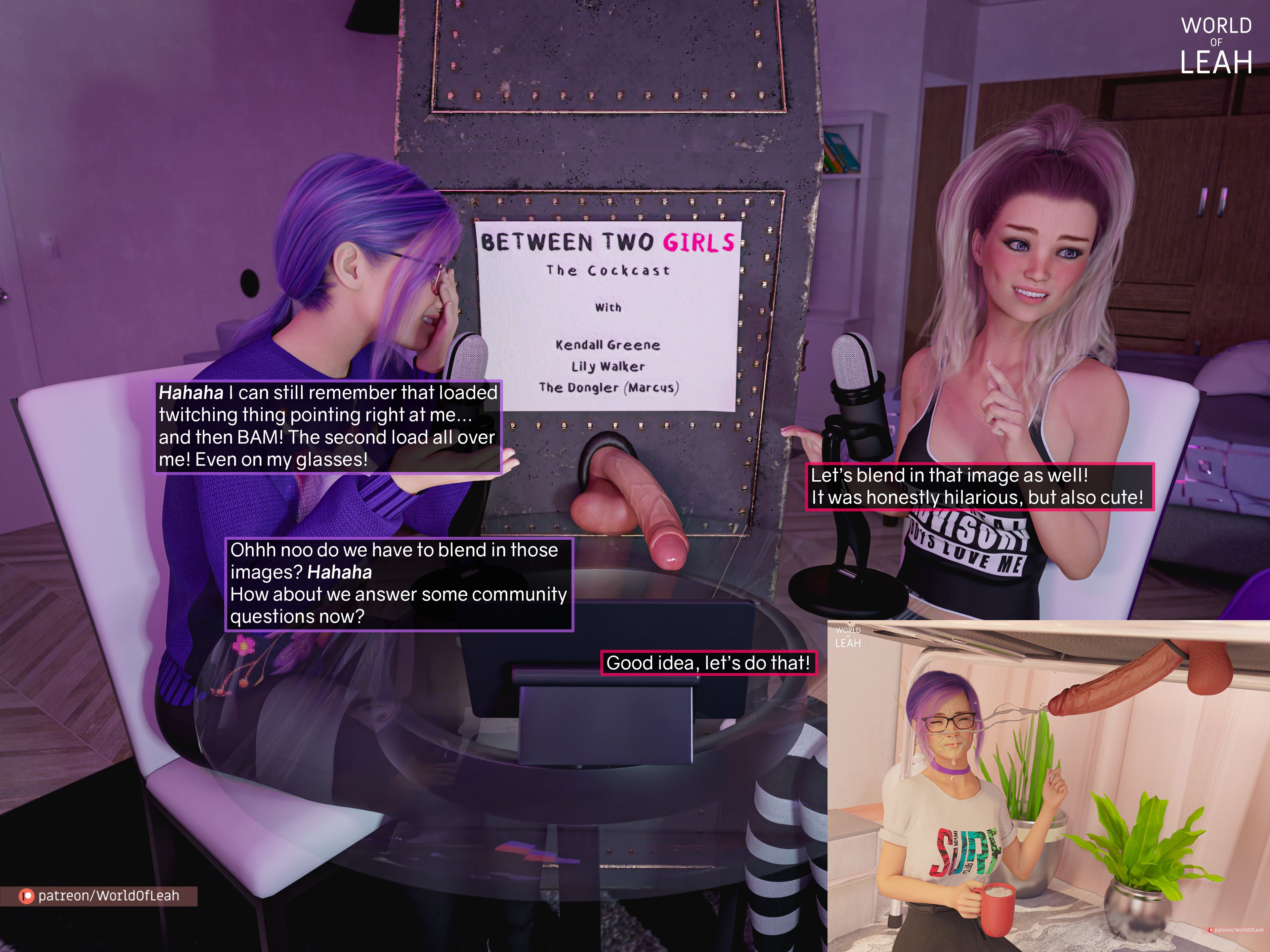 World Of Leah 3.15 . Between Two Girls - Part 1 - [World Of Leah] – page 10