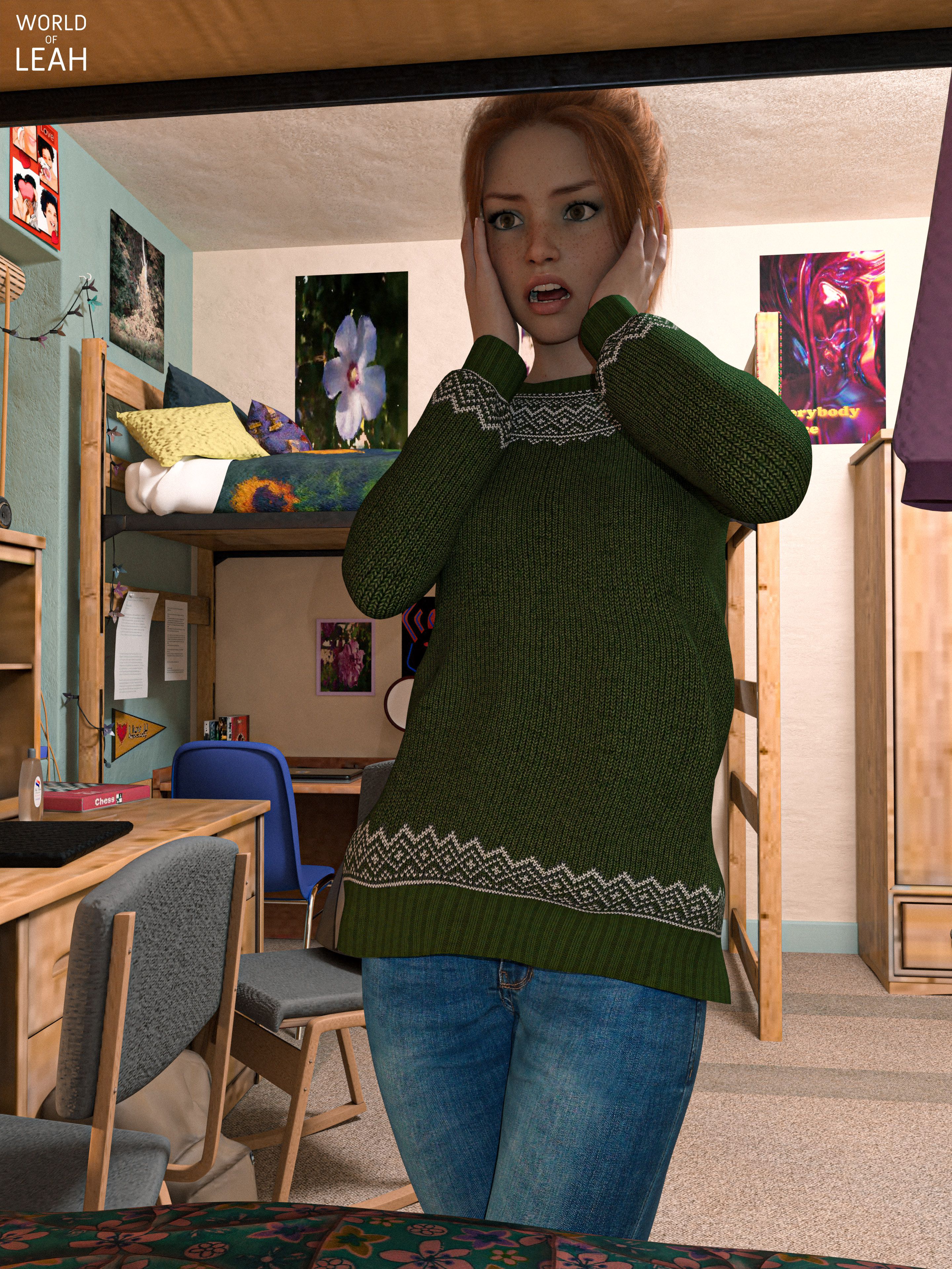 World Of Leah 3.2 . Night Time Secret - Textless - [World Of Leah] – page 43